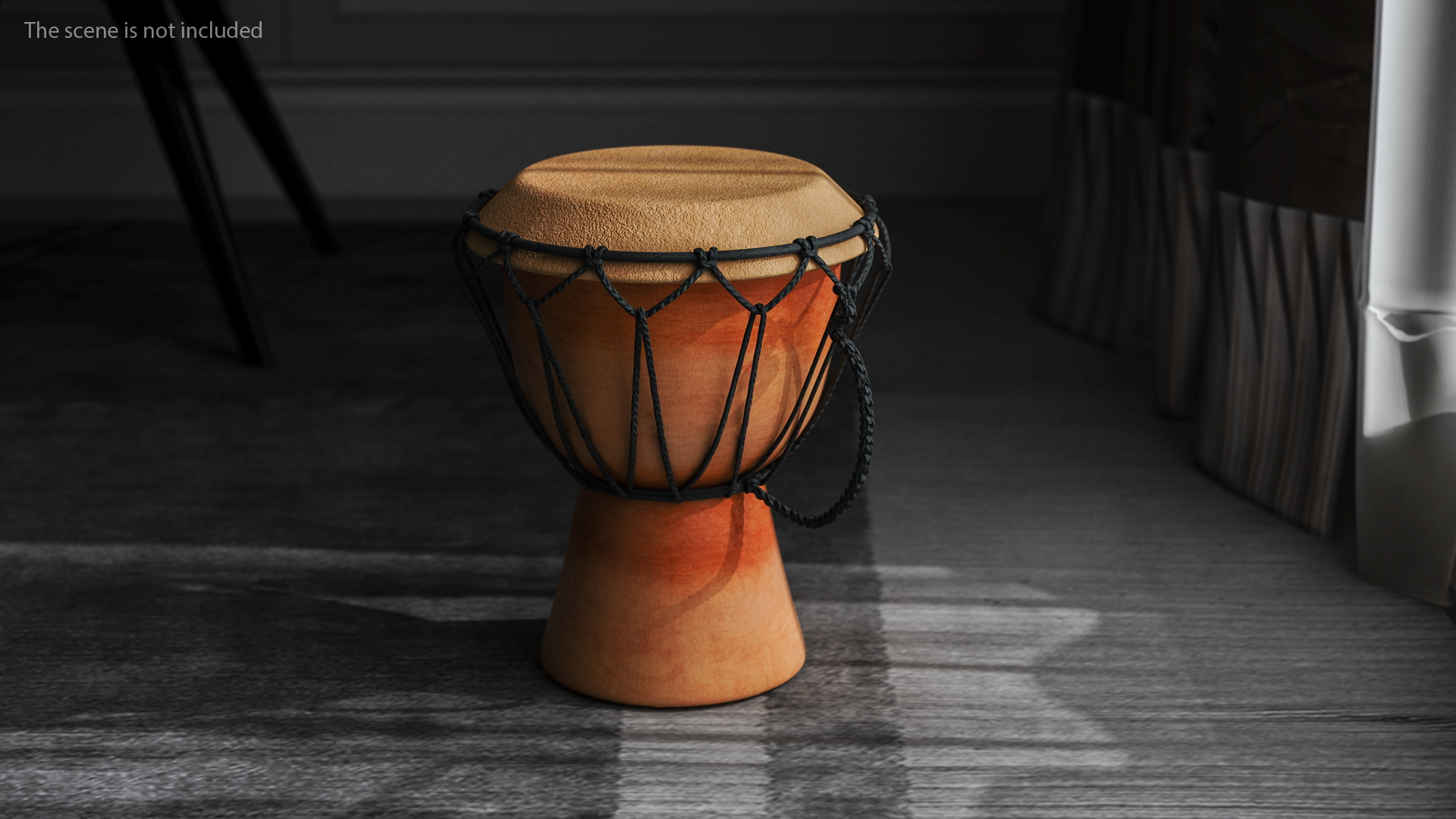 3D Djembe Drum