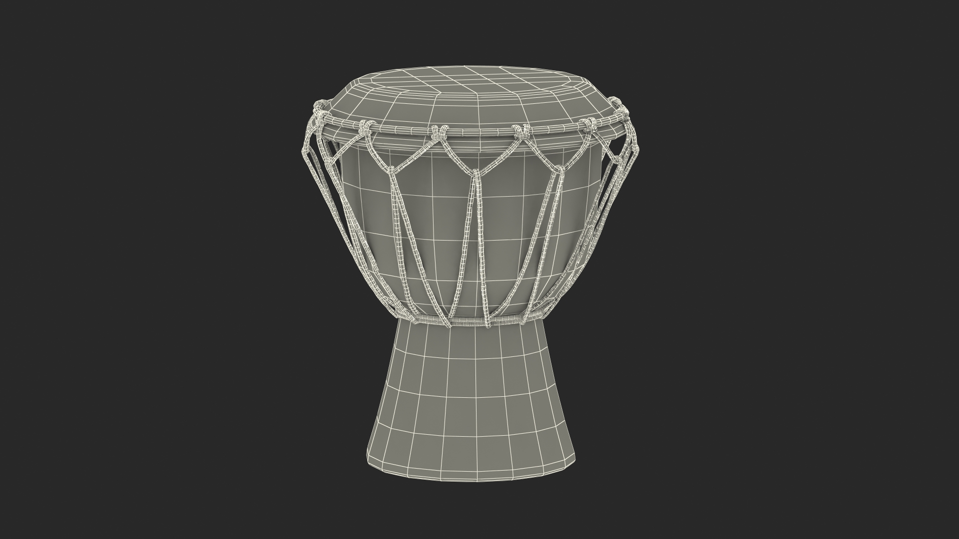 3D Djembe Drum