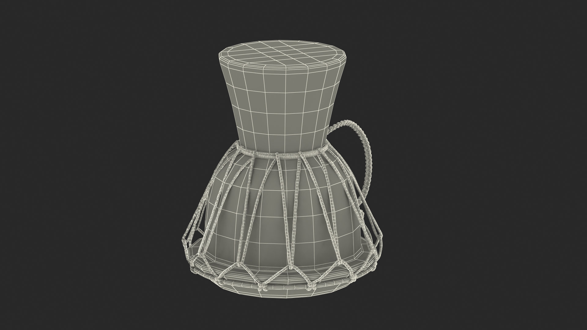 3D Djembe Drum