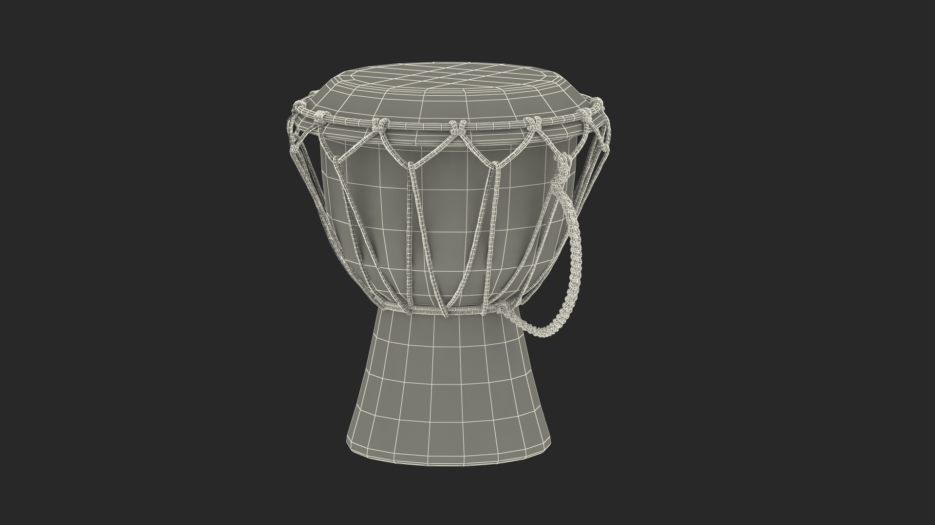 3D Djembe Drum