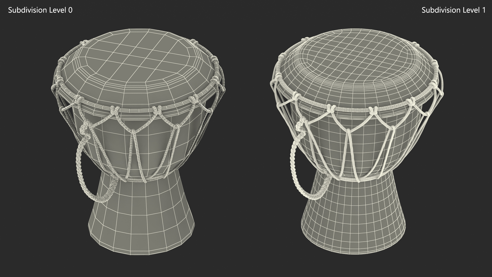 3D Djembe Drum
