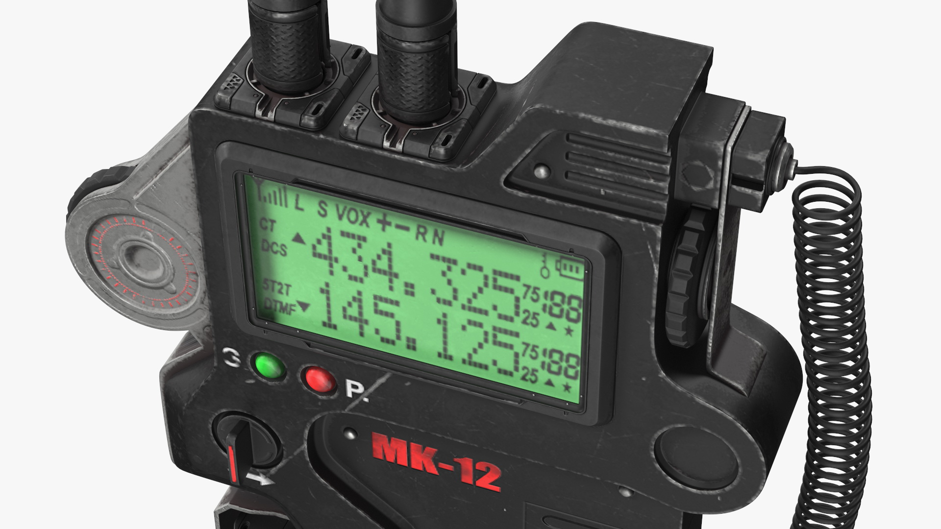 Futuristic Radio Device Old 3D