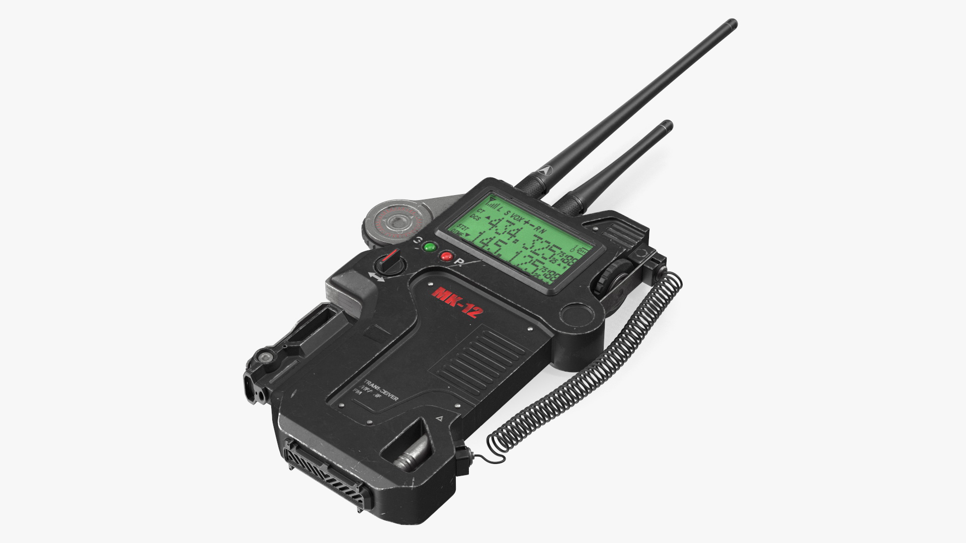Futuristic Radio Device Old 3D