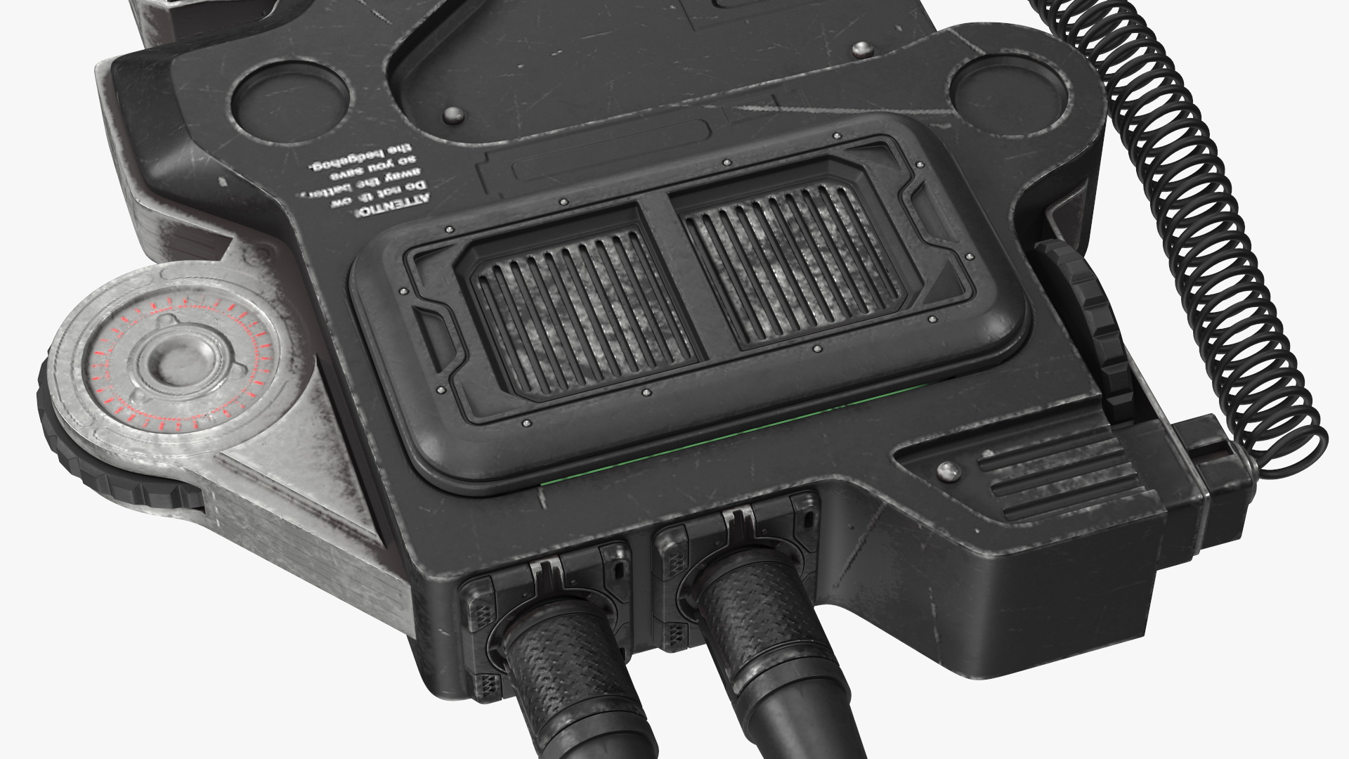 Futuristic Radio Device Old 3D