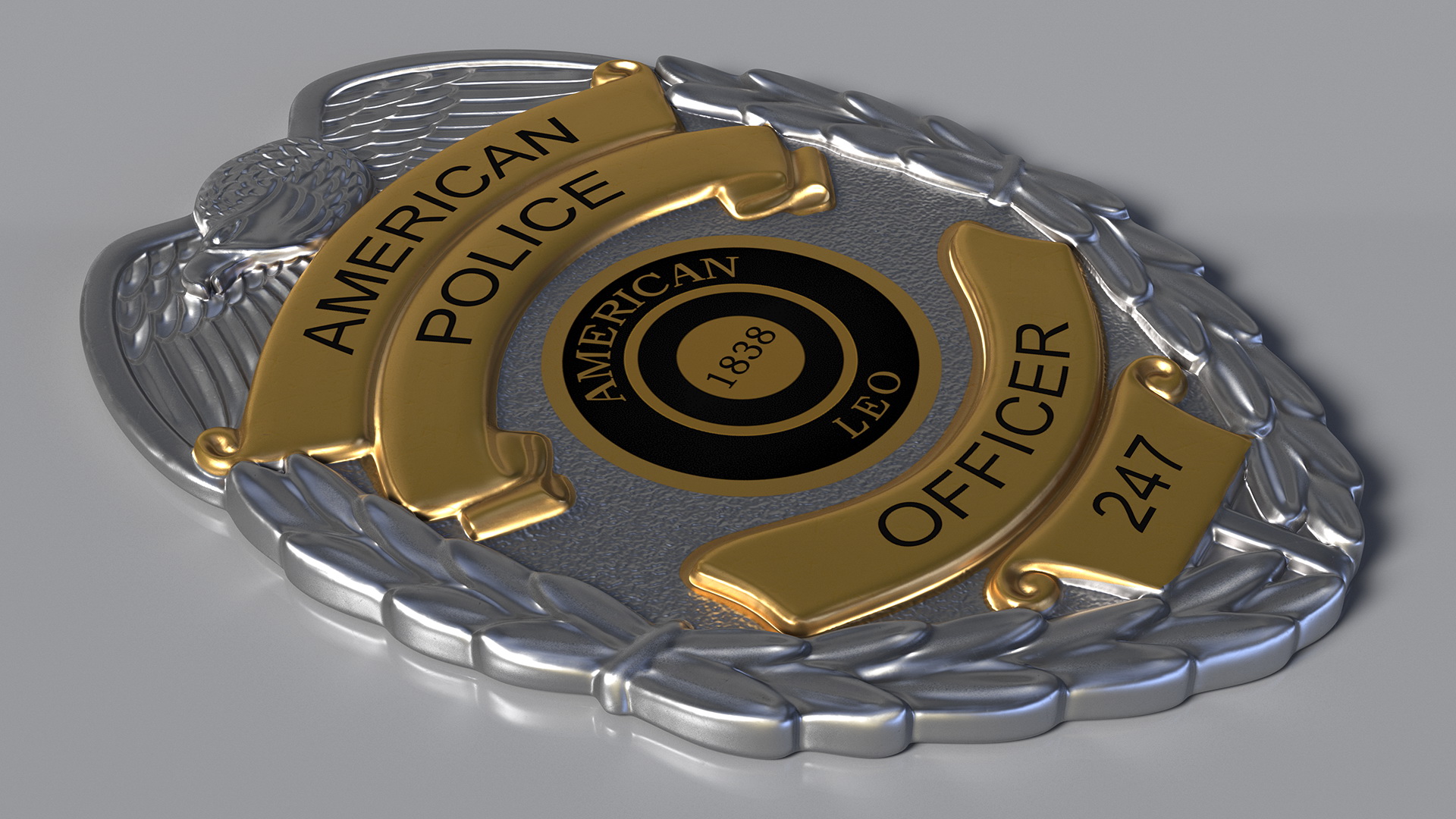 Police Badge 3D