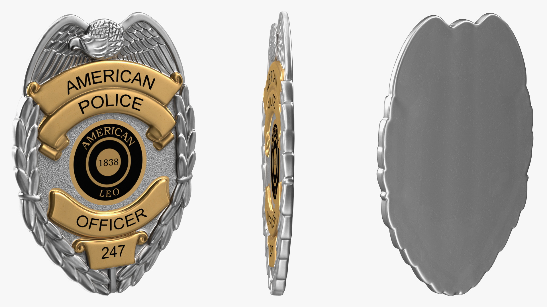 Police Badge 3D