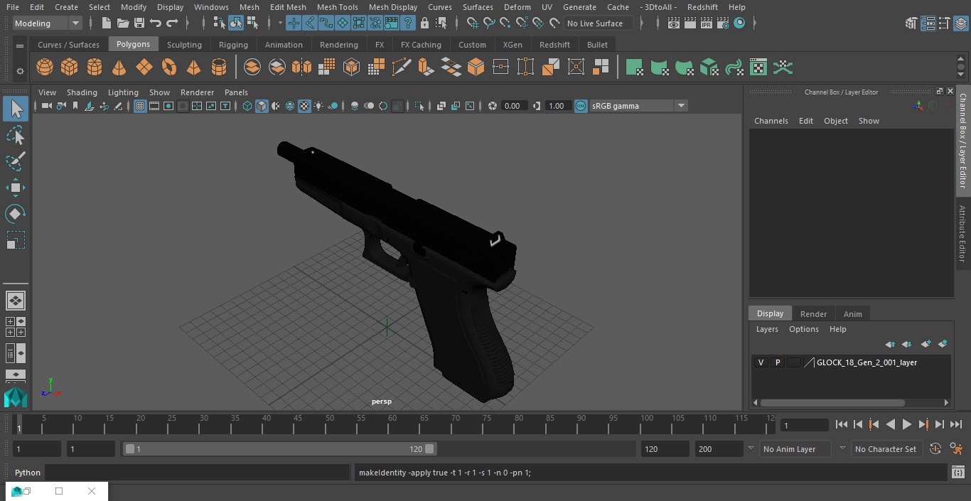 GLOCK 18 Gen 2 3D model