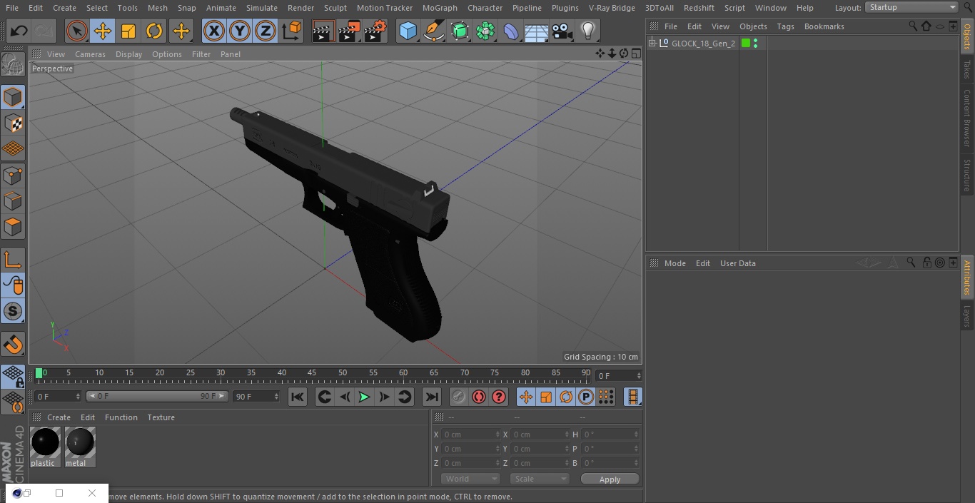 GLOCK 18 Gen 2 3D model