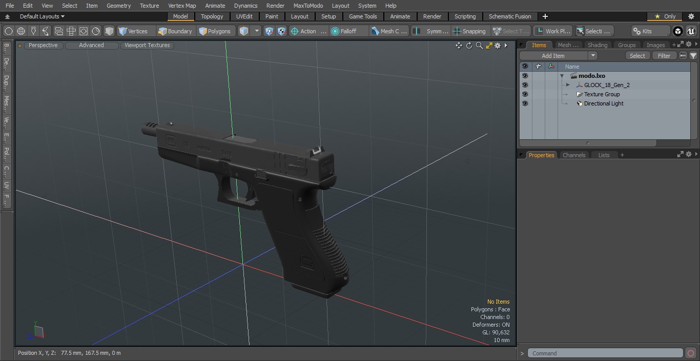 GLOCK 18 Gen 2 3D model