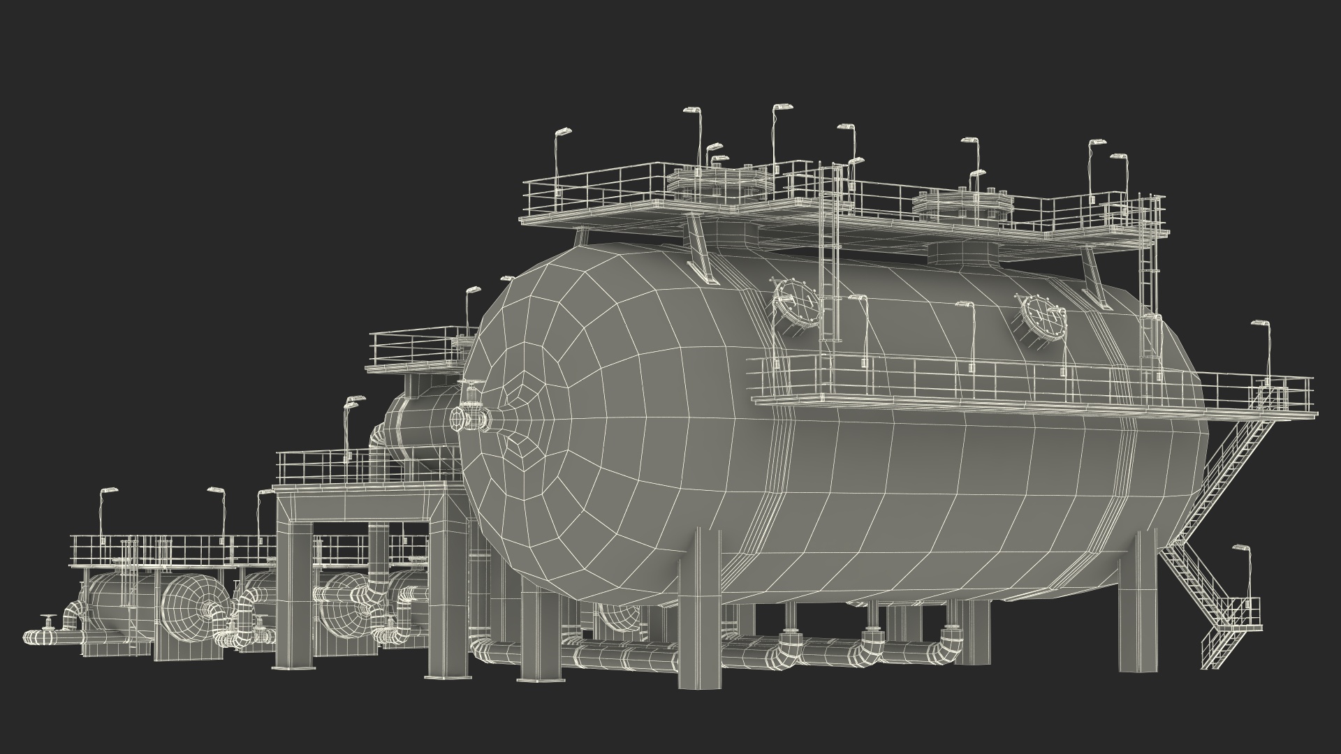 3D Blending Unit model