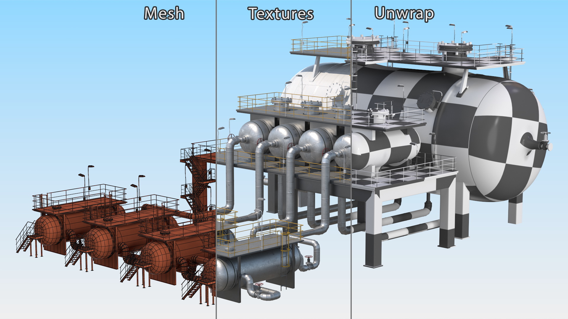 3D Blending Unit model