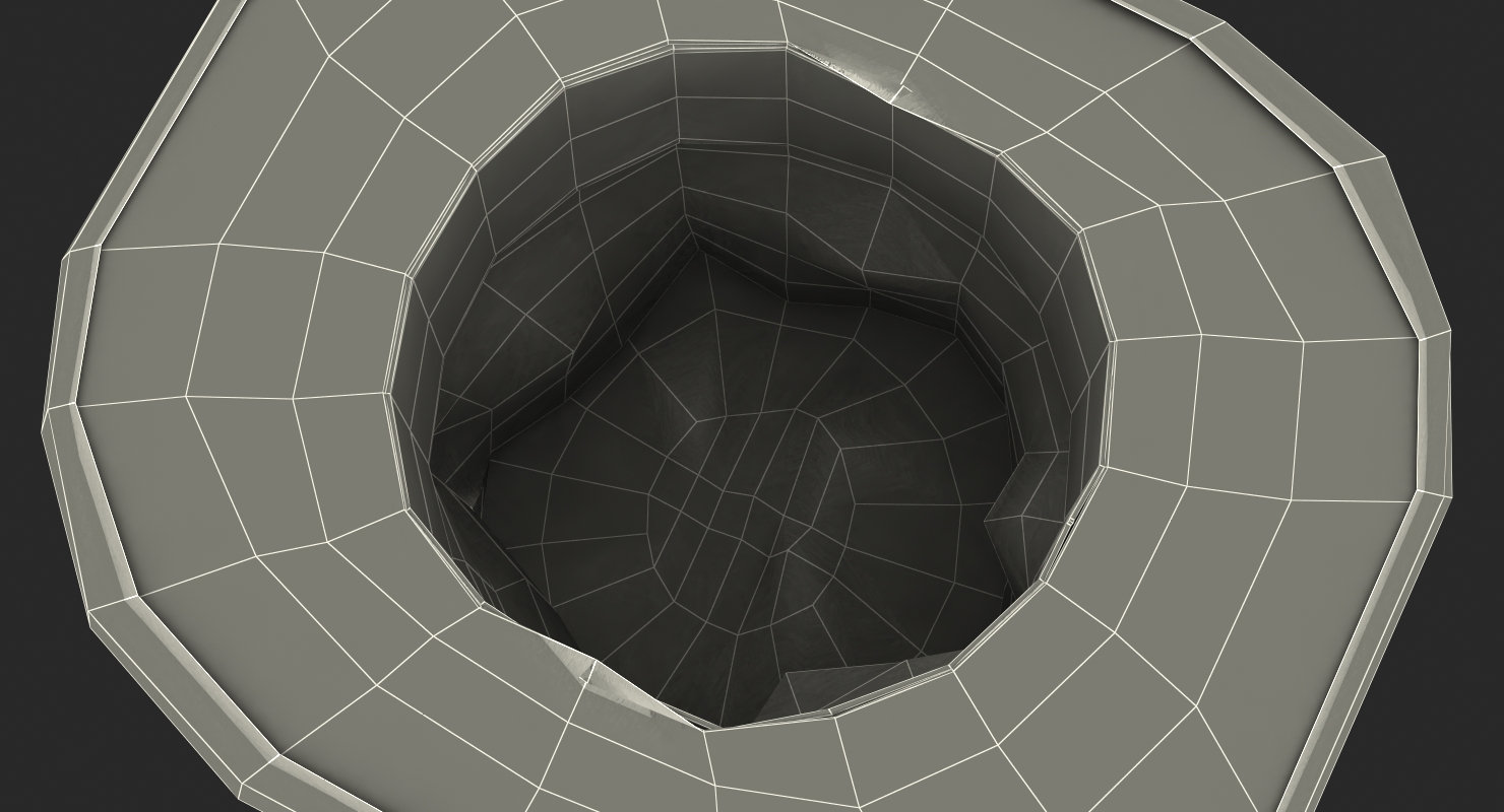 3D Hight Top Hat model