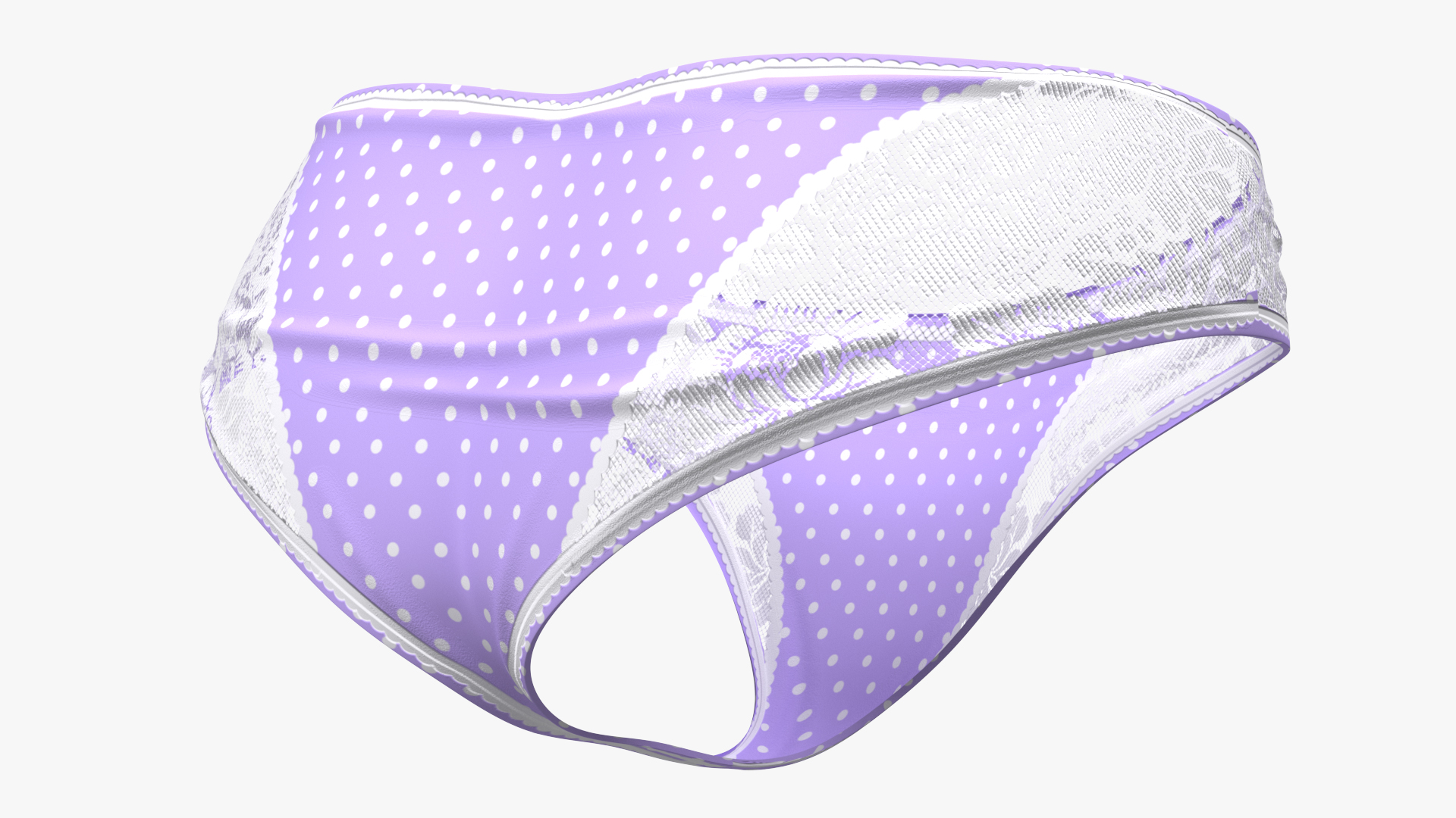 3D model Floral Lace Lingerie