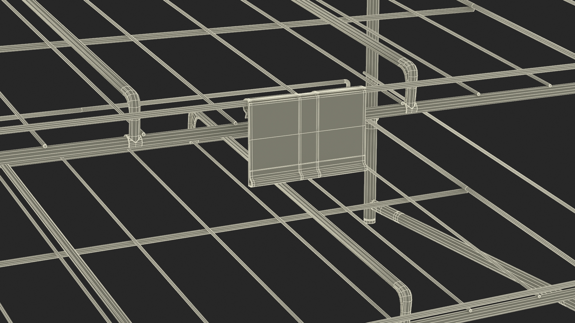 Metal Can Dispenser with Price Tag 3D model
