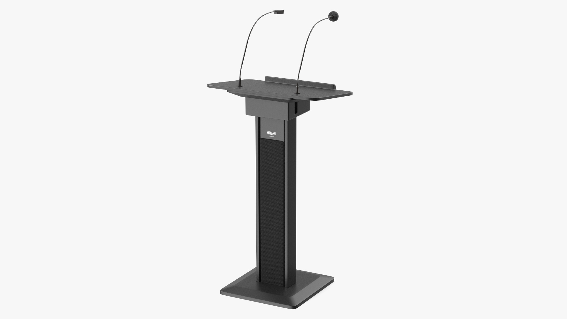 3D Lectern System Podium Ahuja ASL-3000R Black model
