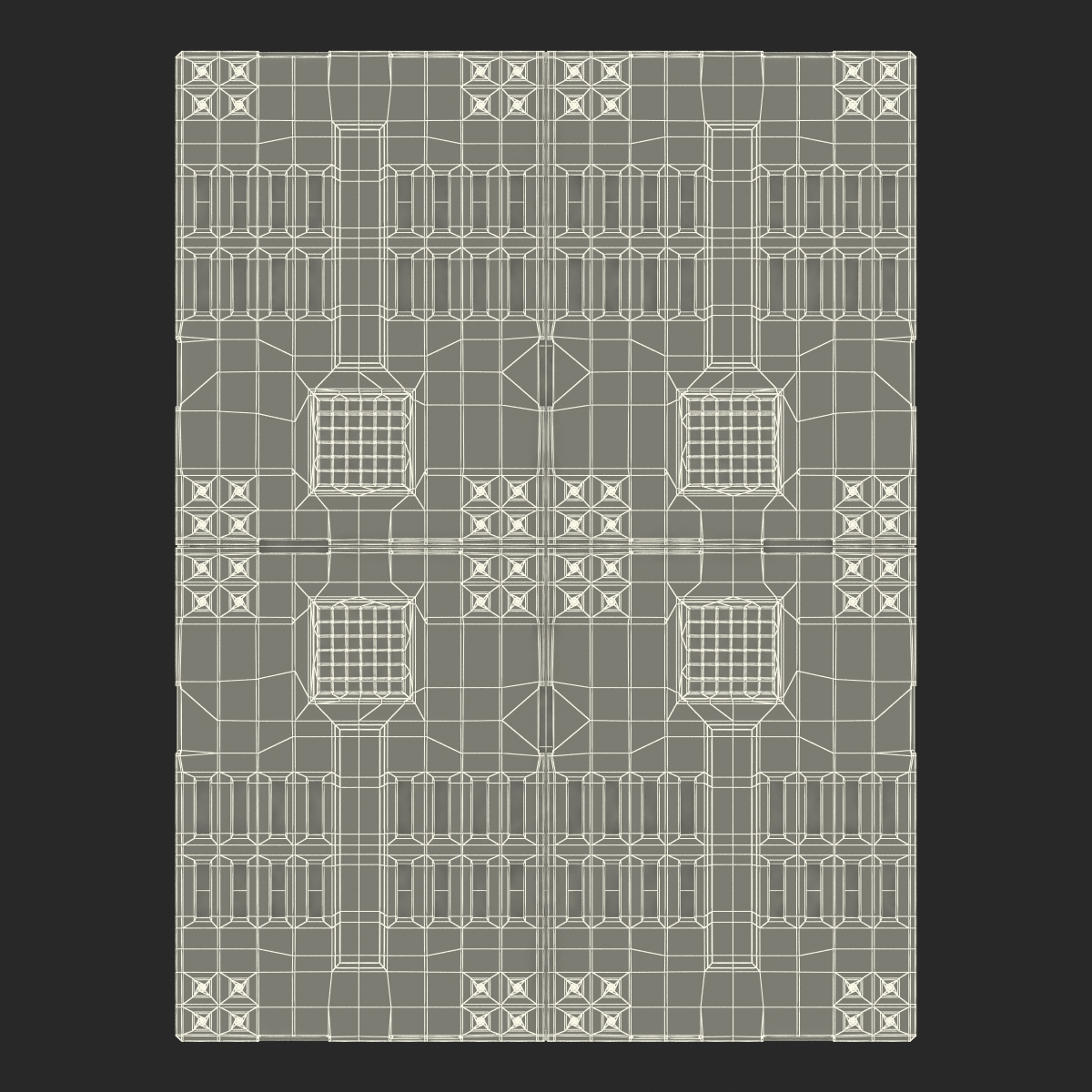 3D Sci Fi Anodized Panel 5 model