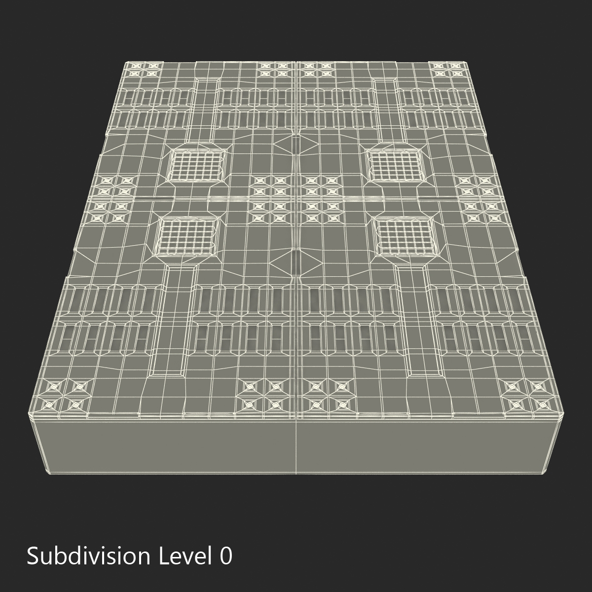 3D Sci Fi Anodized Panel 5 model
