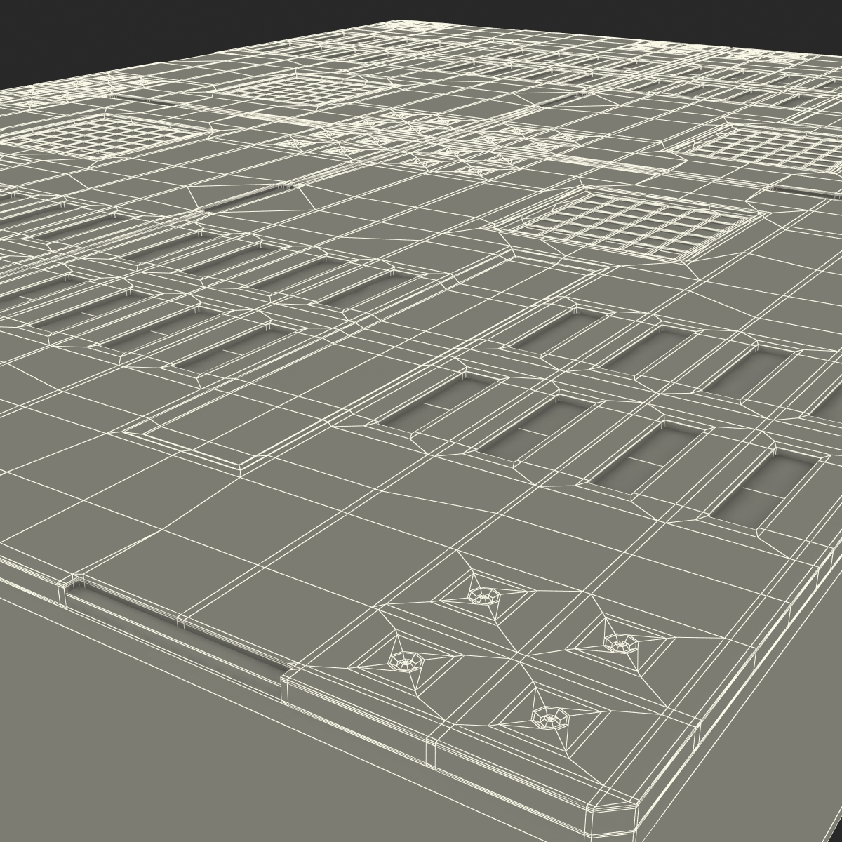 3D Sci Fi Anodized Panel 5 model