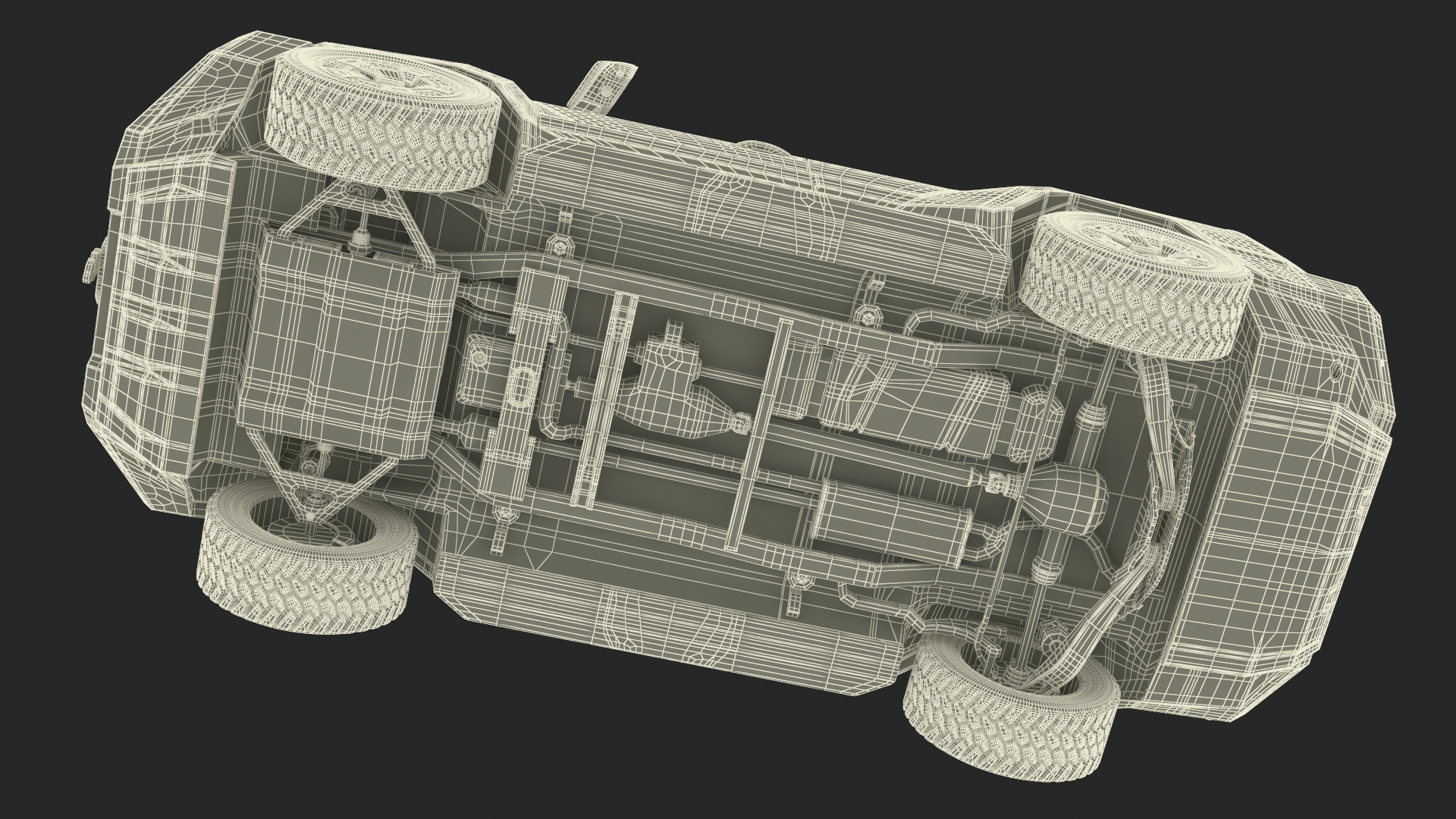 3D Rezvani 2024 Armored SUV Blue Rigged