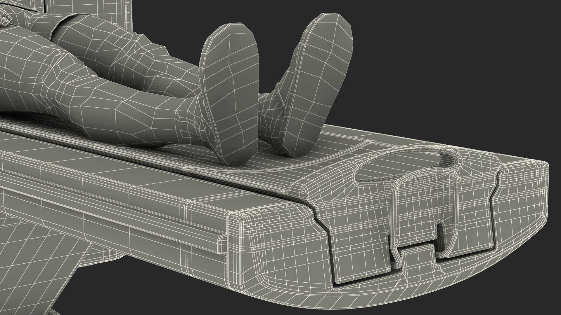 3D model Tomograph Siemens with Patient