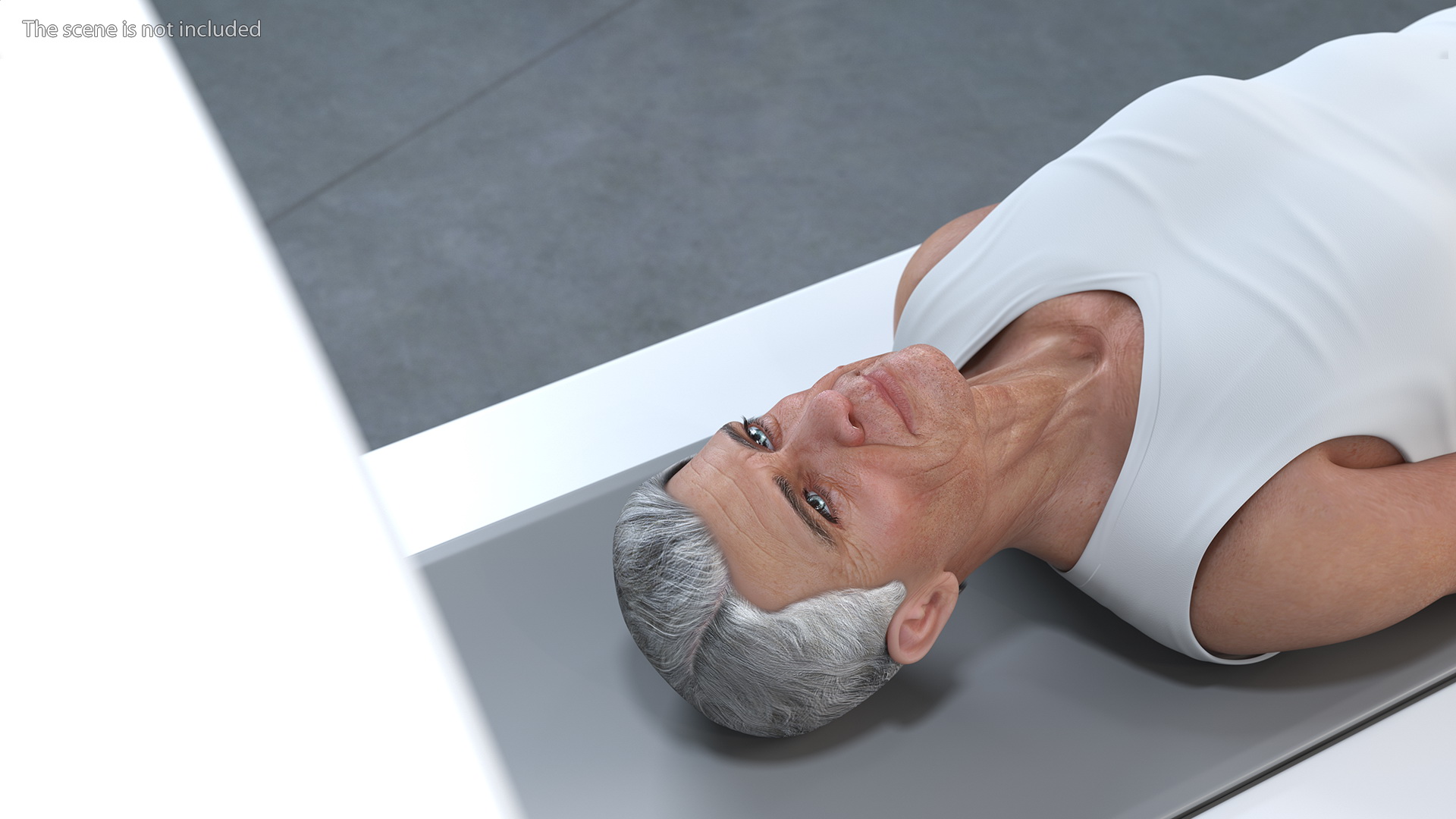 3D model Tomograph Siemens with Patient