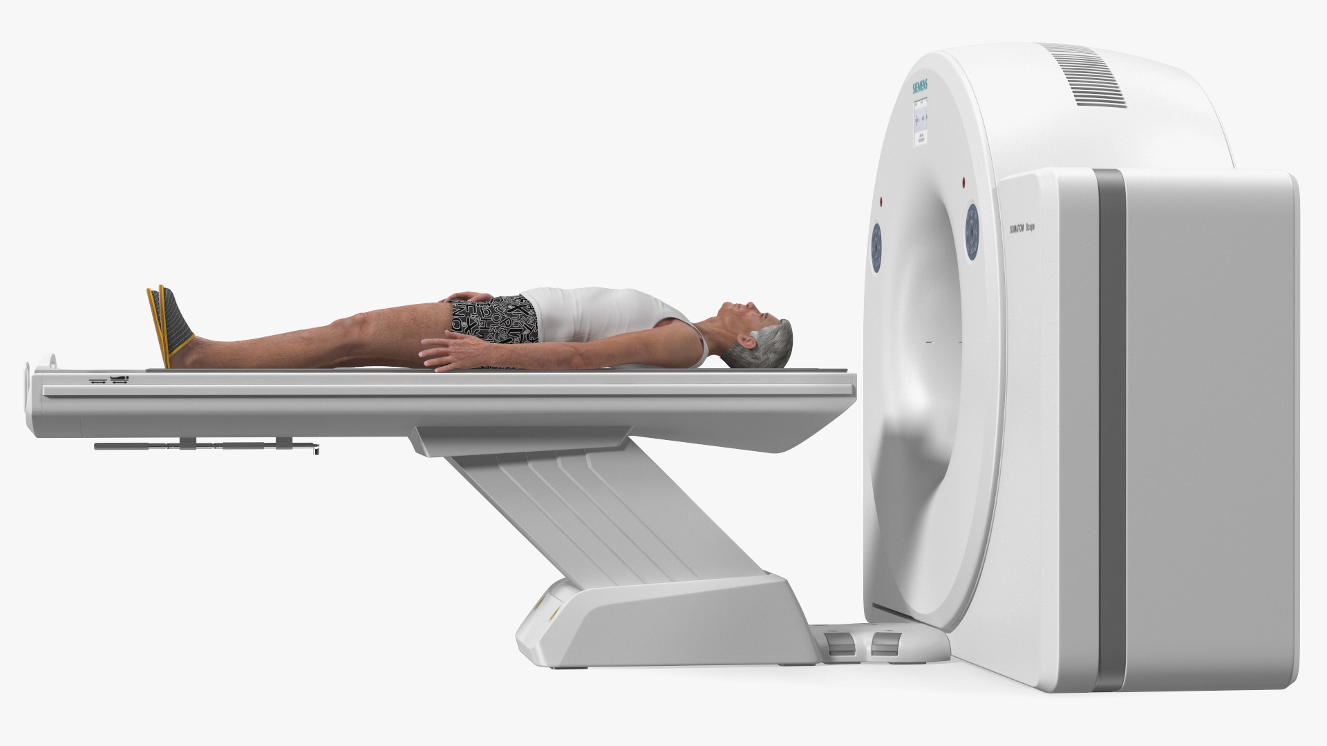 3D model Tomograph Siemens with Patient