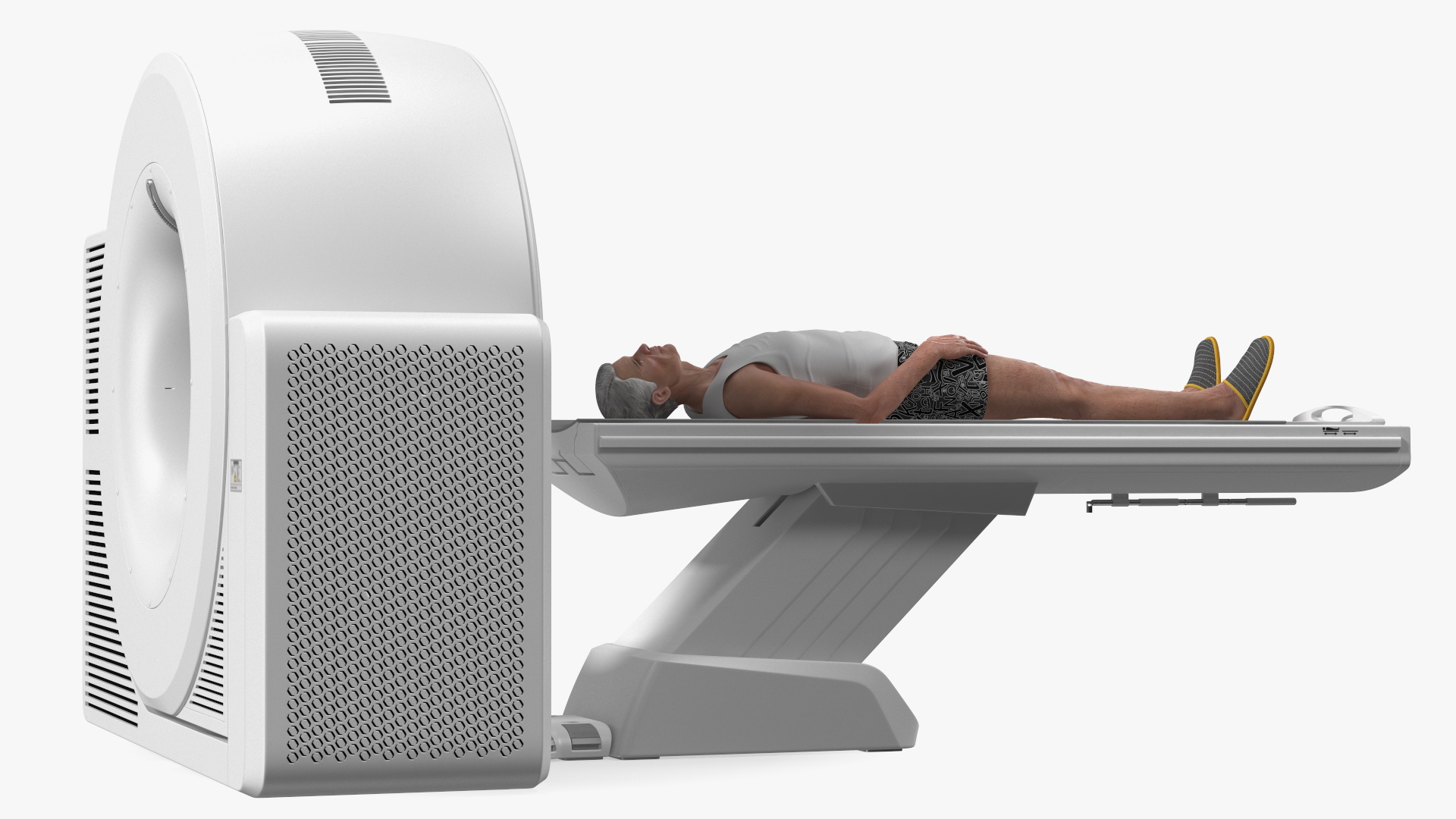 3D model Tomograph Siemens with Patient