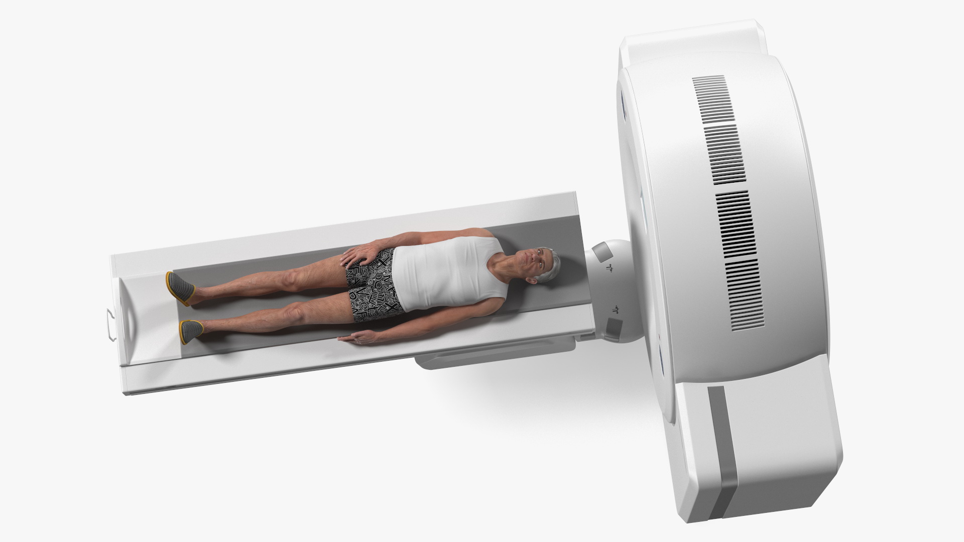 3D model Tomograph Siemens with Patient