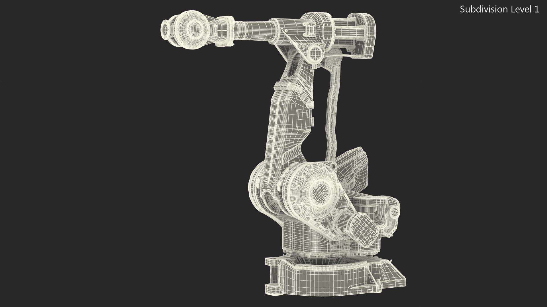 High Speed 6 Axis Industrial Robot 3D model