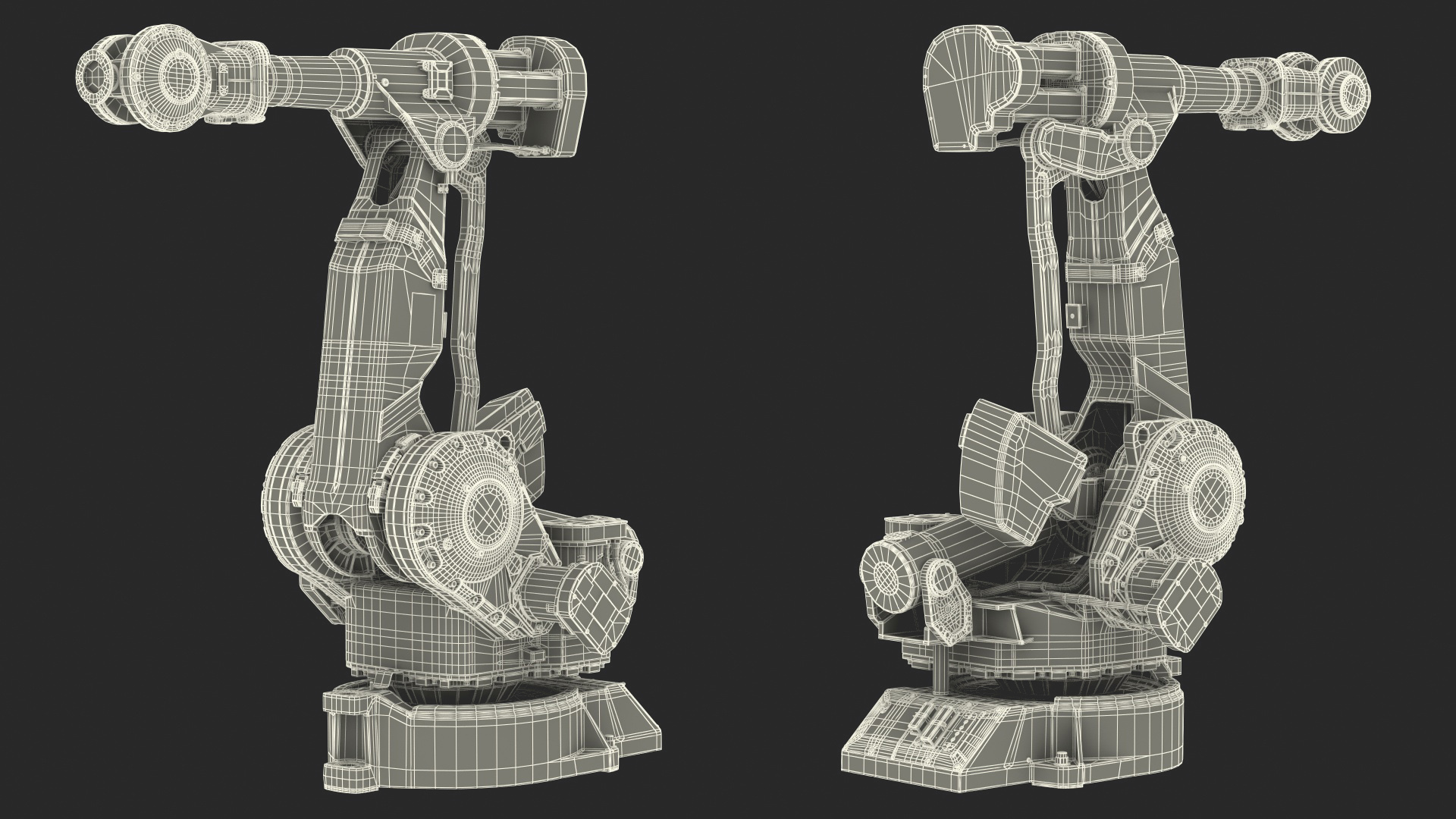High Speed 6 Axis Industrial Robot 3D model