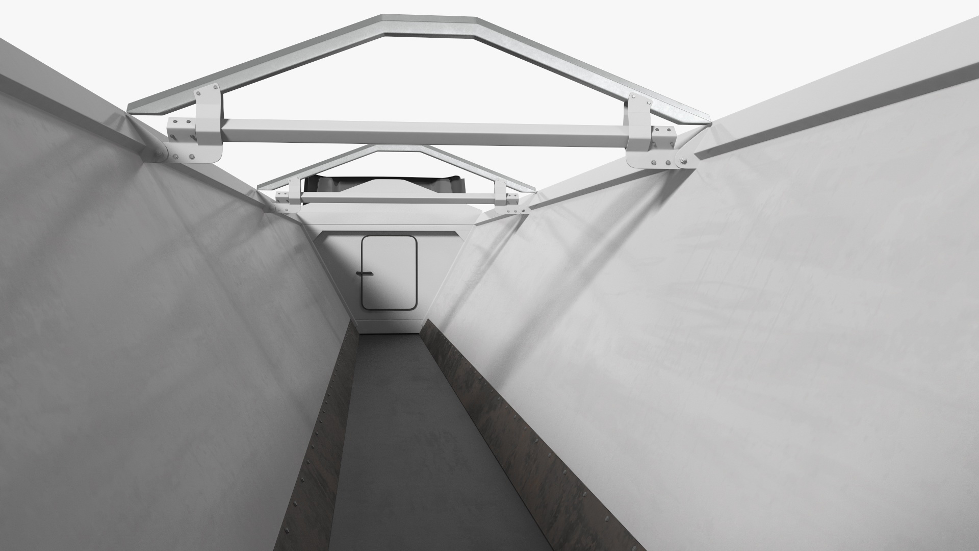 3D Heavy Truck With Bottom Trailer
