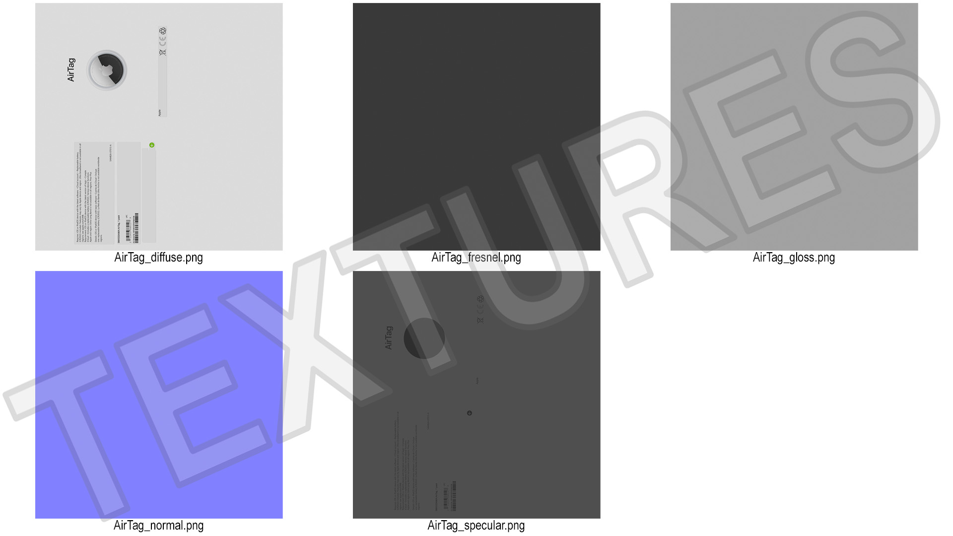 3D model Apple AirTag Package