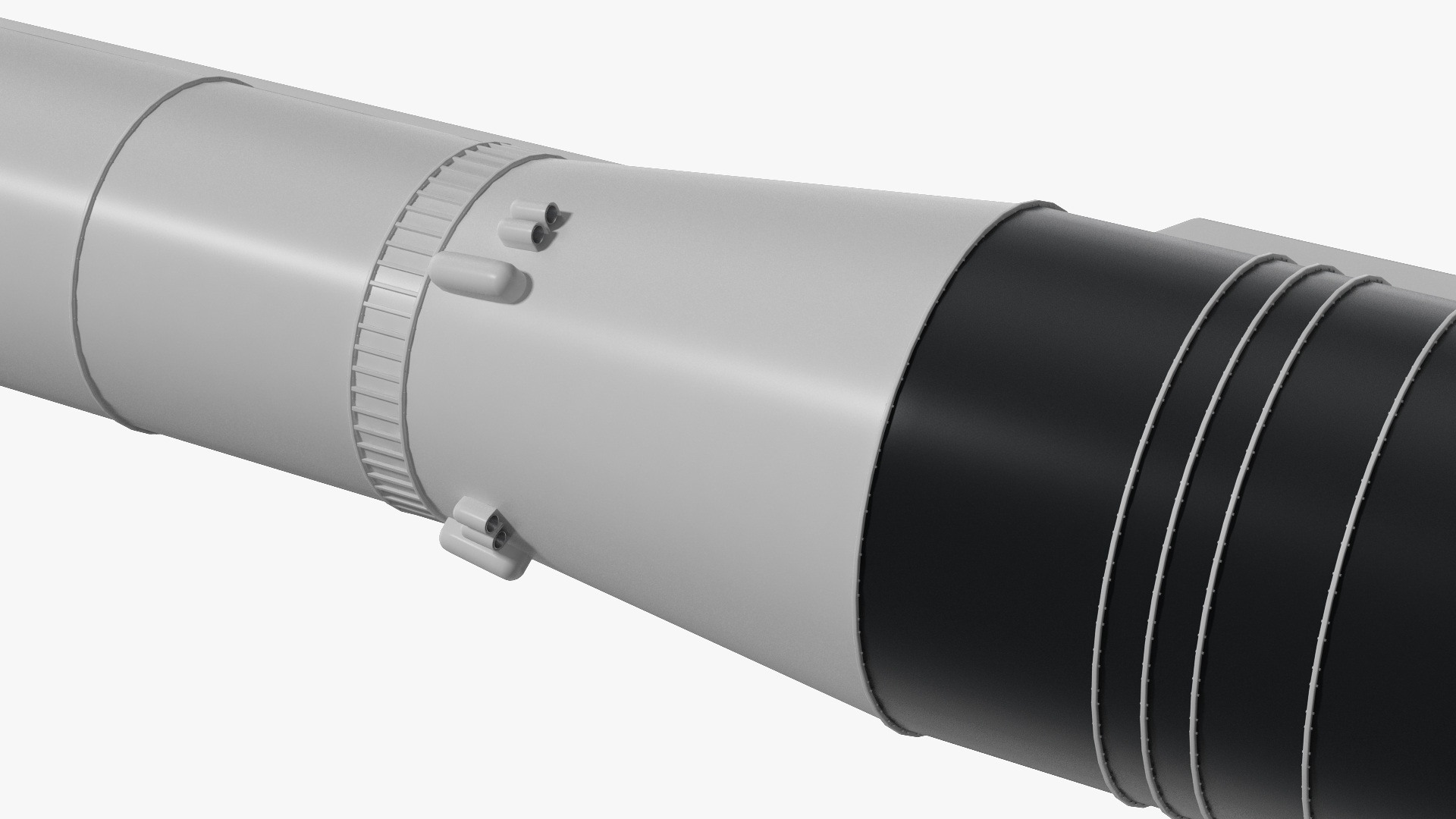 3D Three Stage Carrier Rocket