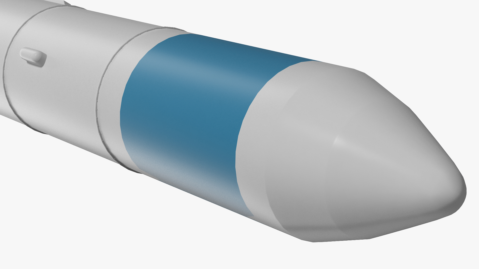 3D Three Stage Carrier Rocket