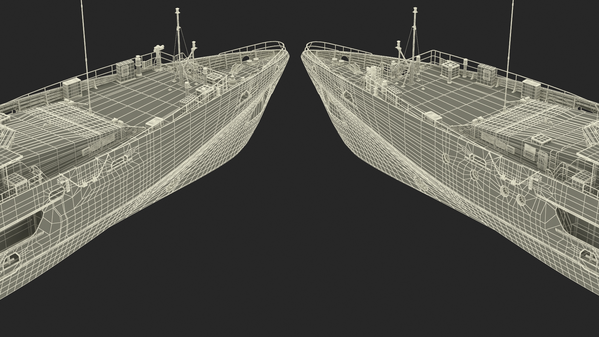 3D model Patrol Vessel ABFC Cape Byron Rigged for Maya