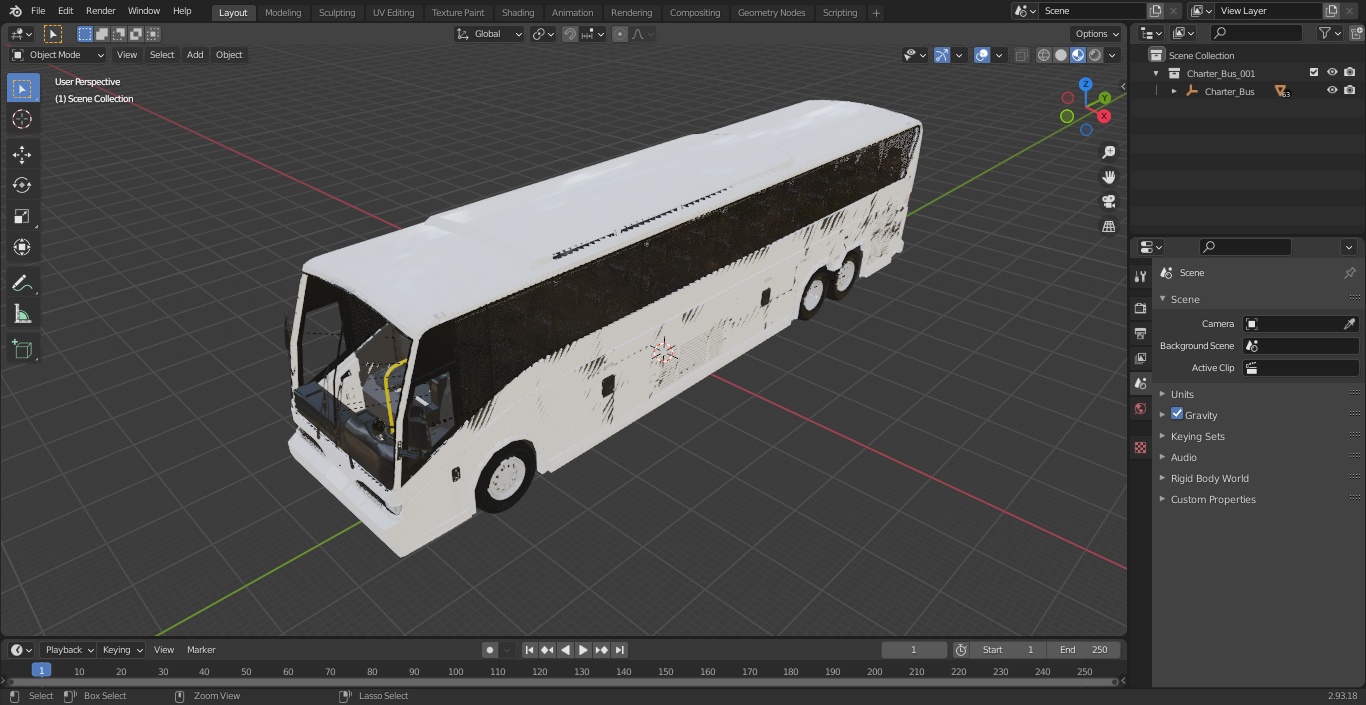 3D Charter Bus