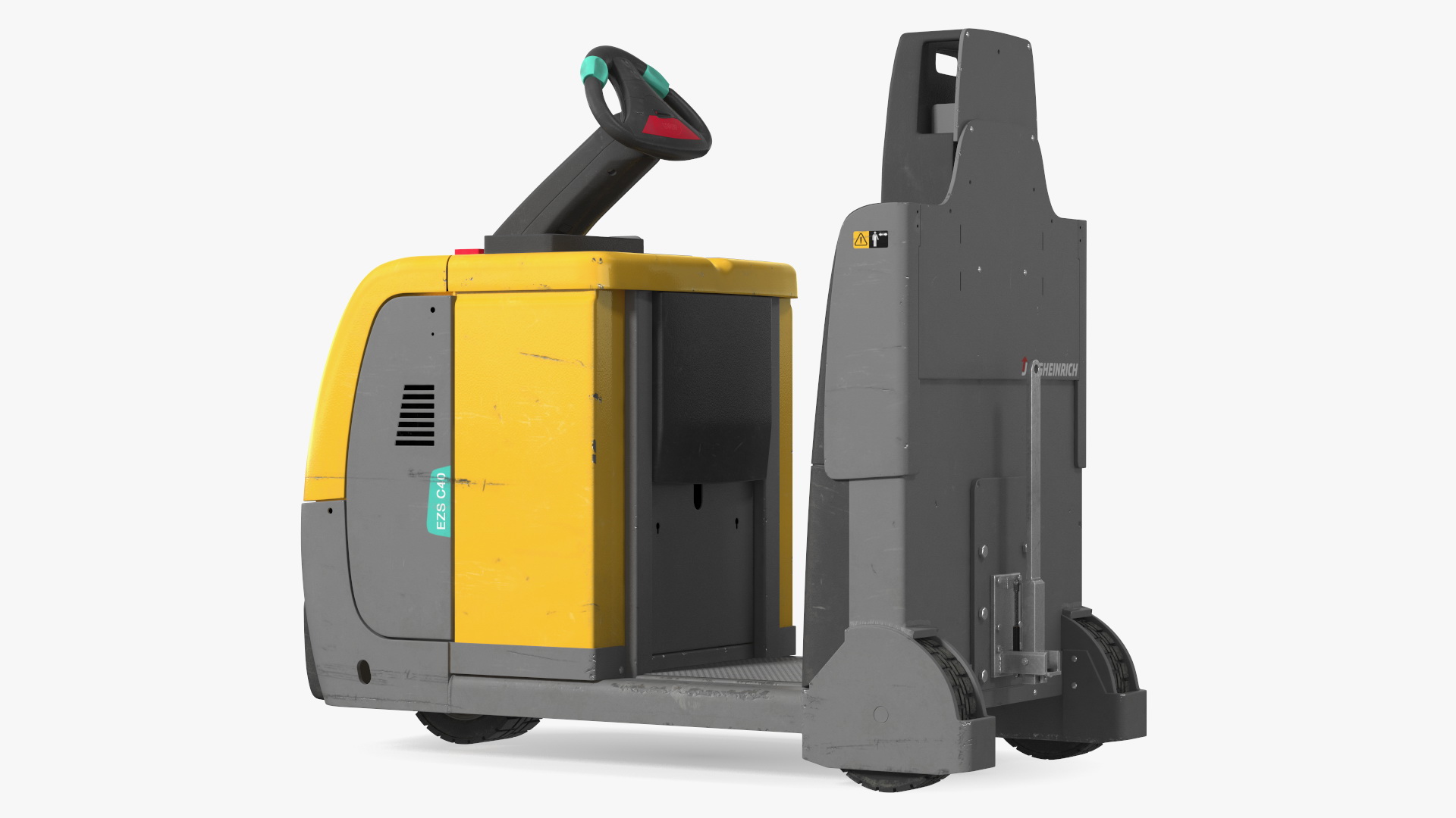 Jungheinrich EZS C40 Electric Tow Tractor Dirty 3D