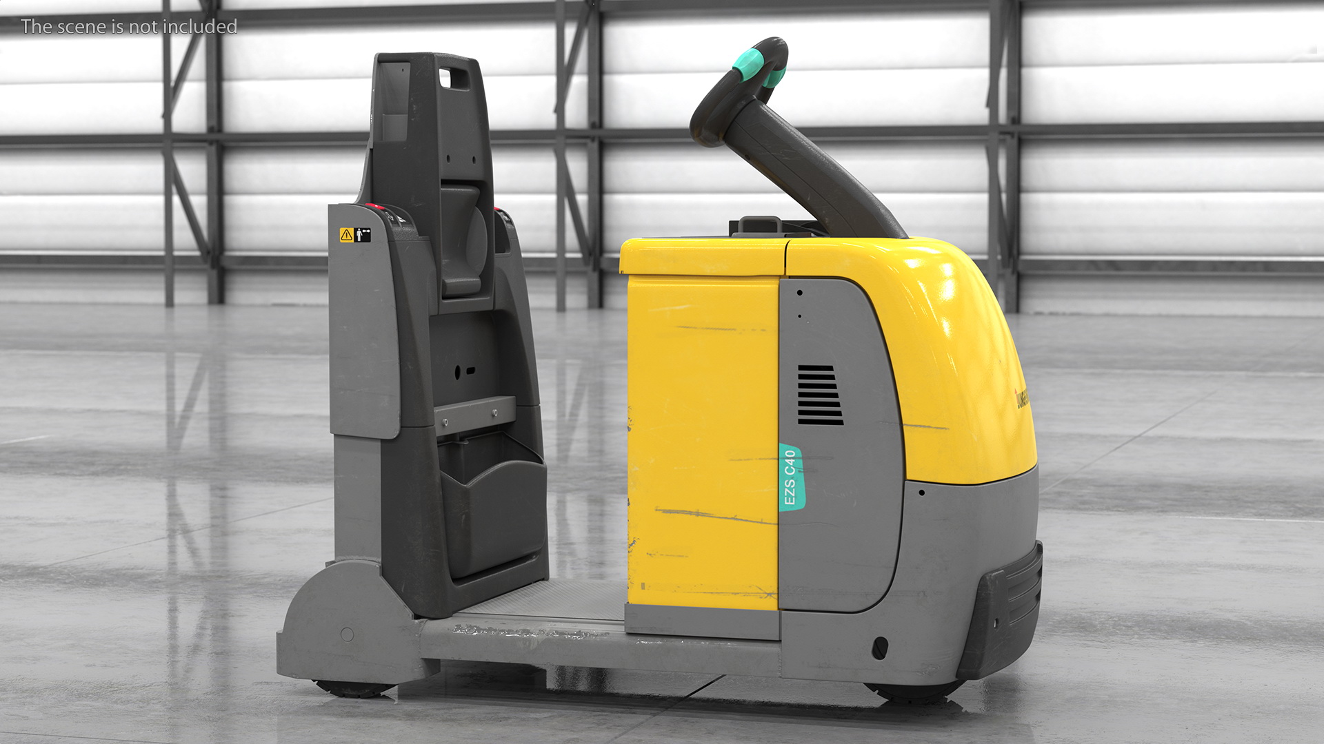 Jungheinrich EZS C40 Electric Tow Tractor Dirty 3D