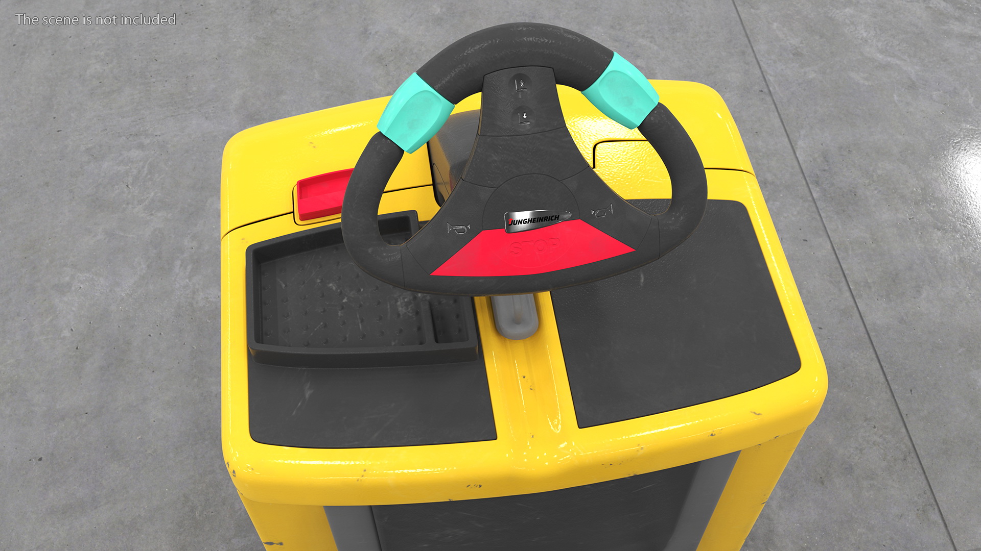 Jungheinrich EZS C40 Electric Tow Tractor Dirty 3D