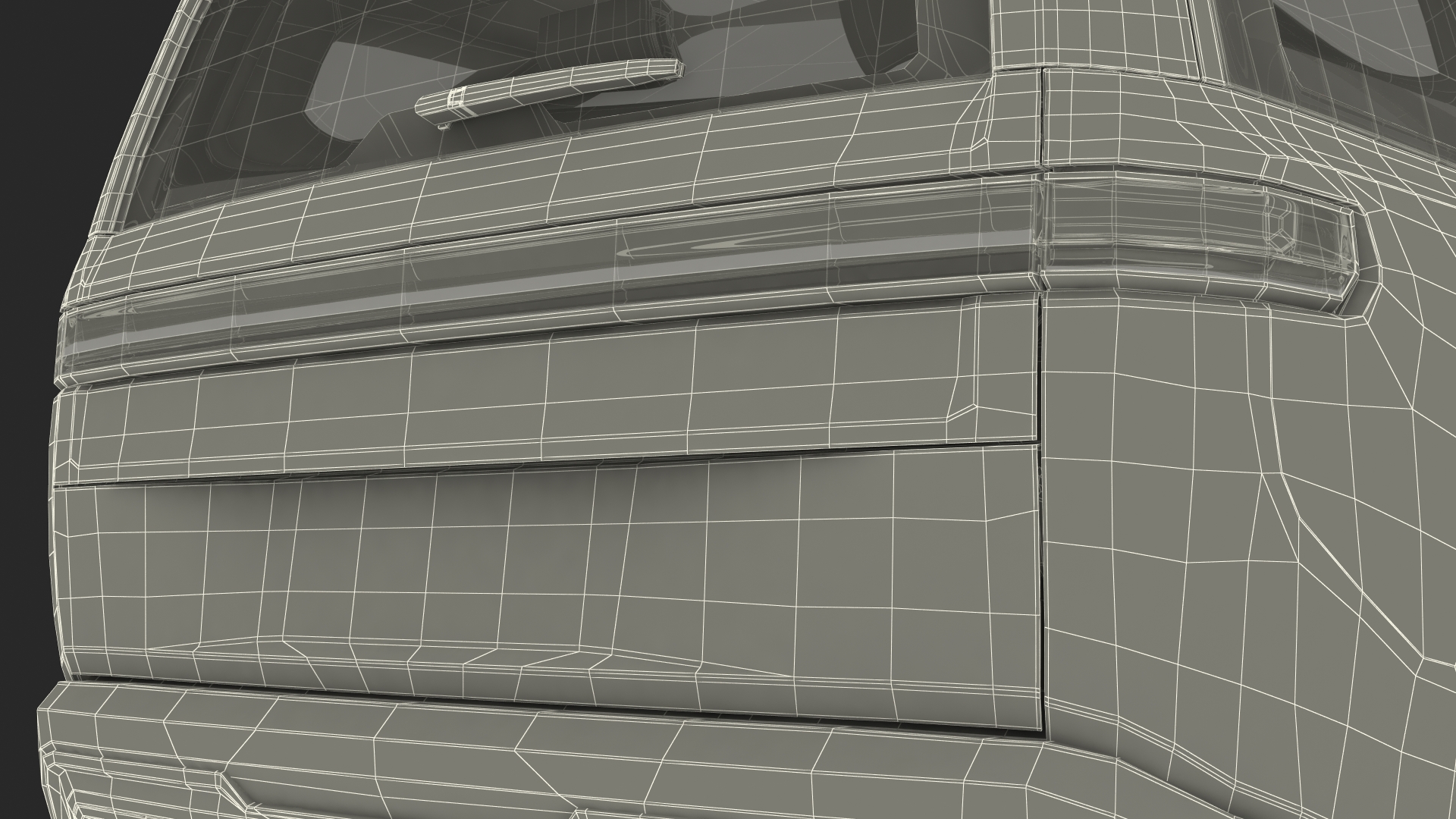 3D Luxury Electric SUV Yellow