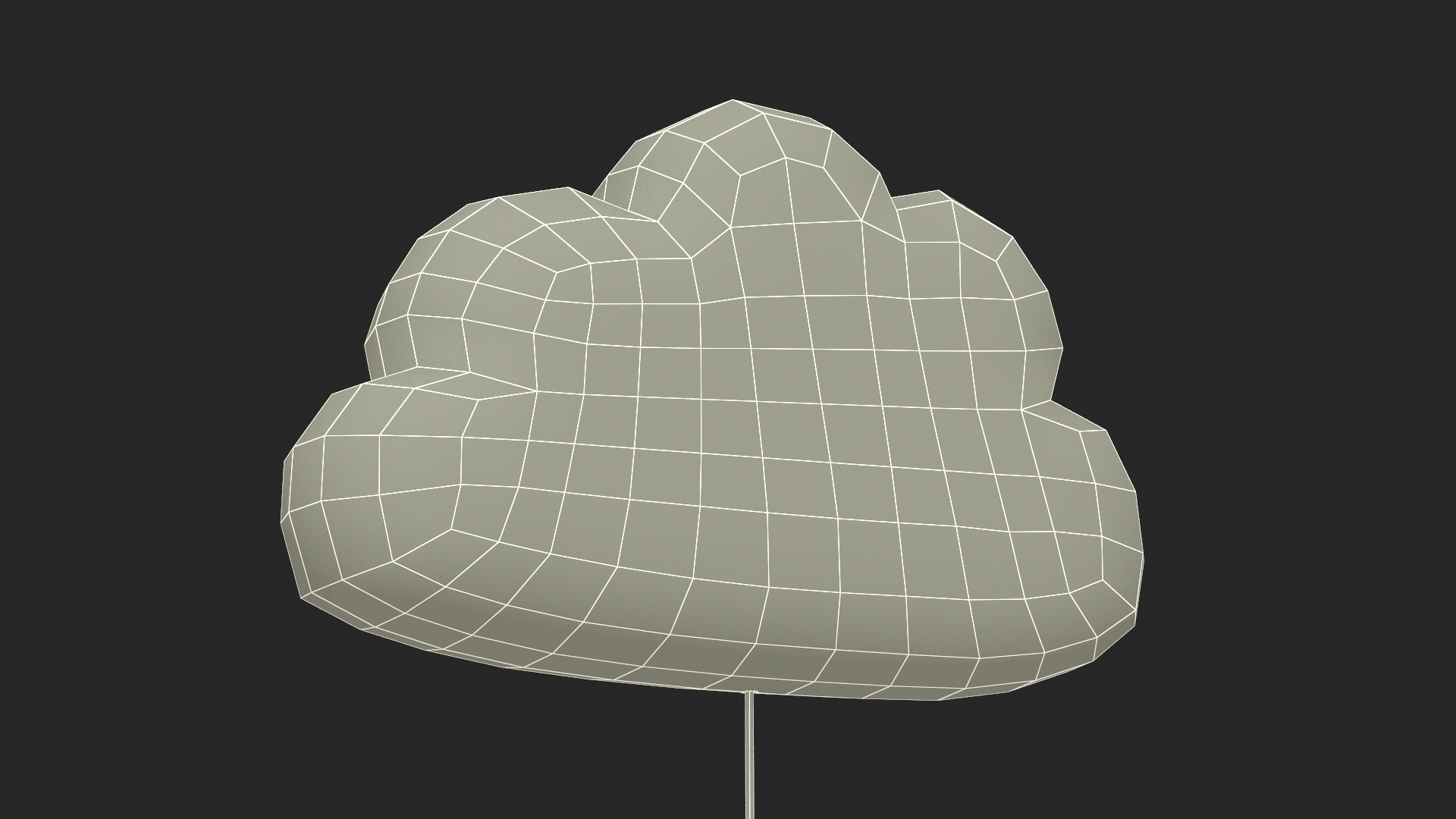 Wall Lamp for Children IKEA UPPLYST Cloud White 3D