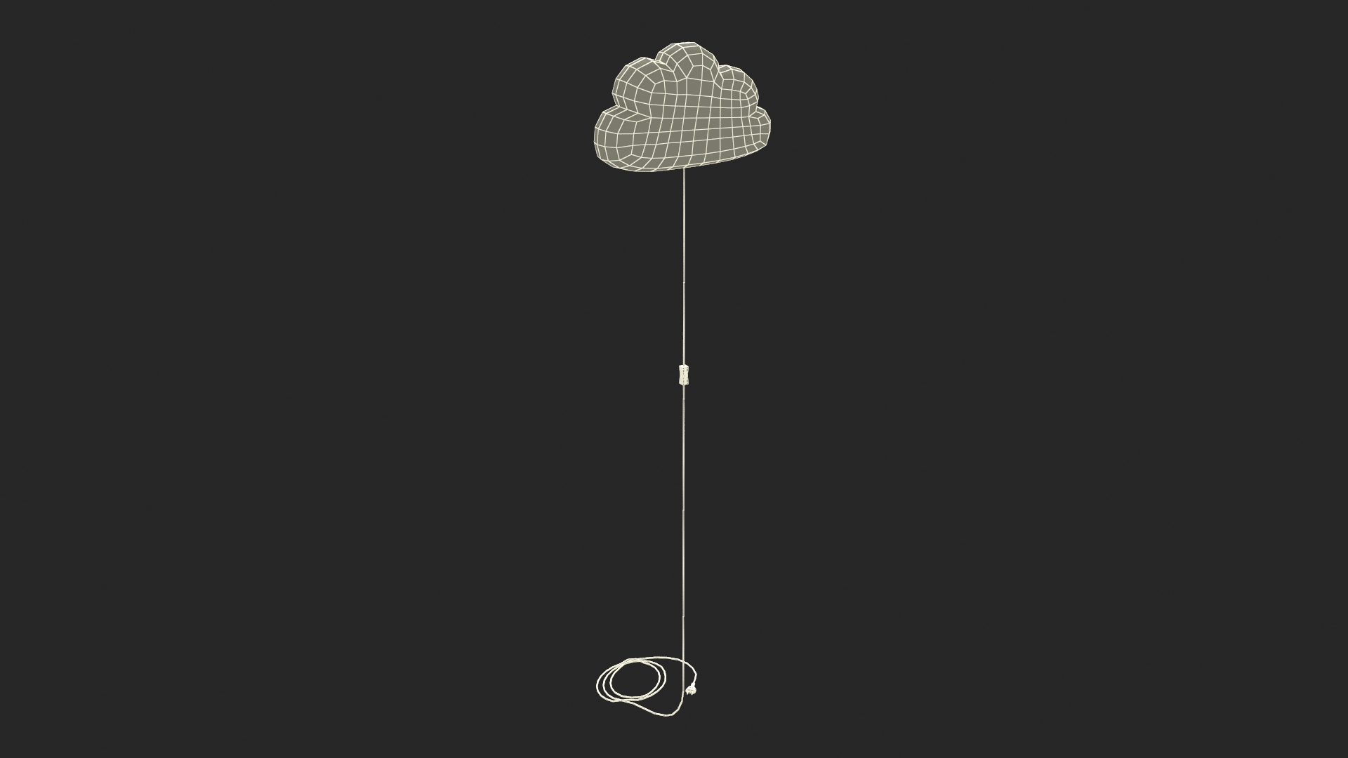 Wall Lamp for Children IKEA UPPLYST Cloud White 3D