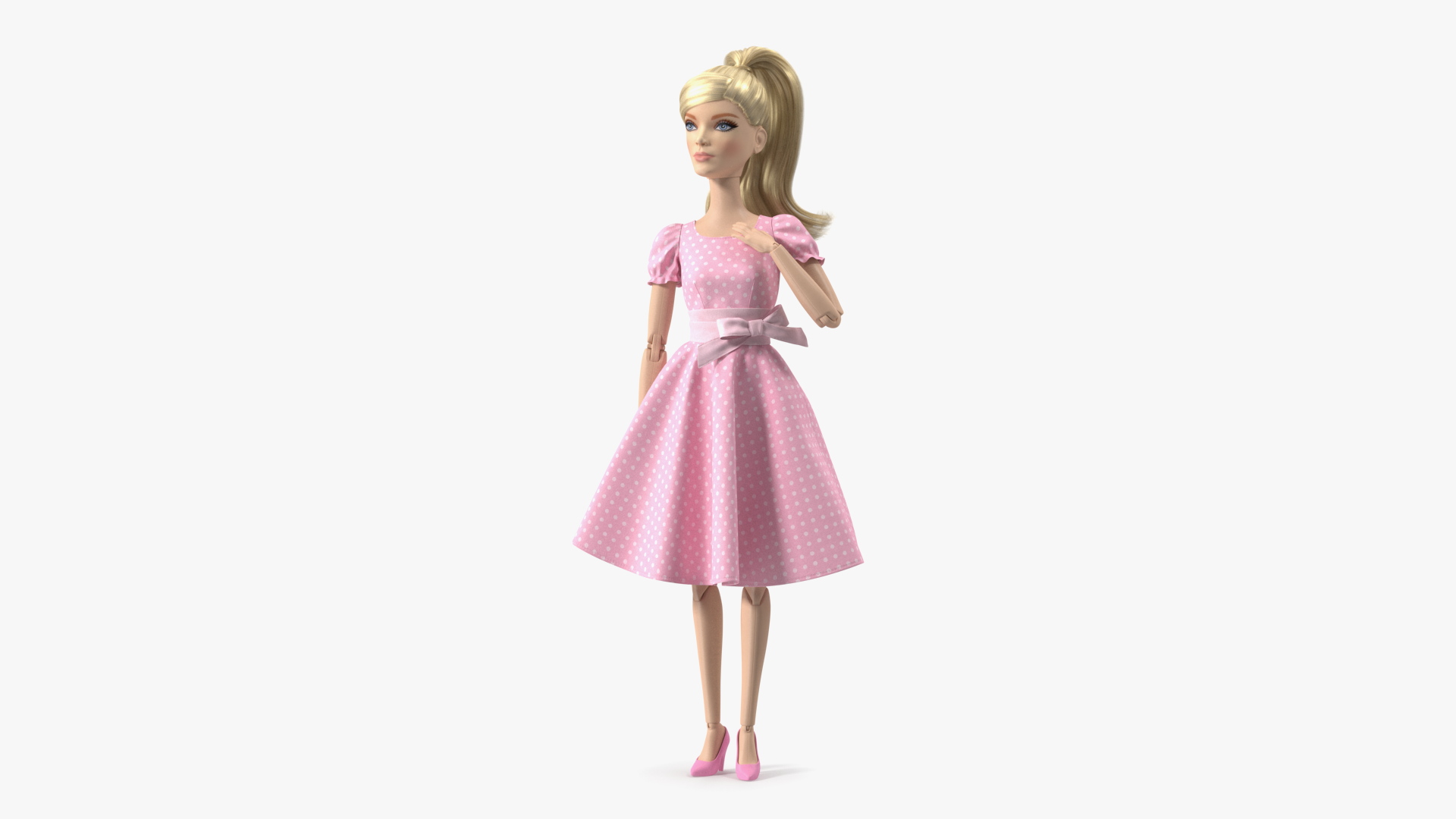 Barbie Doll in Summer Dress 3D