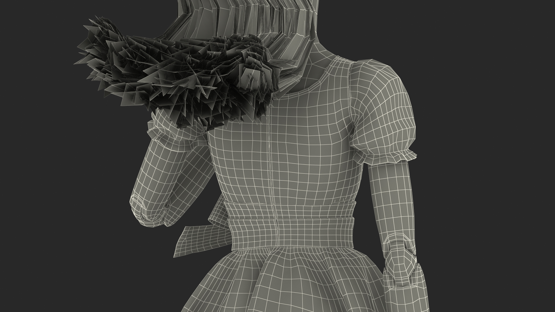 Barbie Doll in Summer Dress 3D
