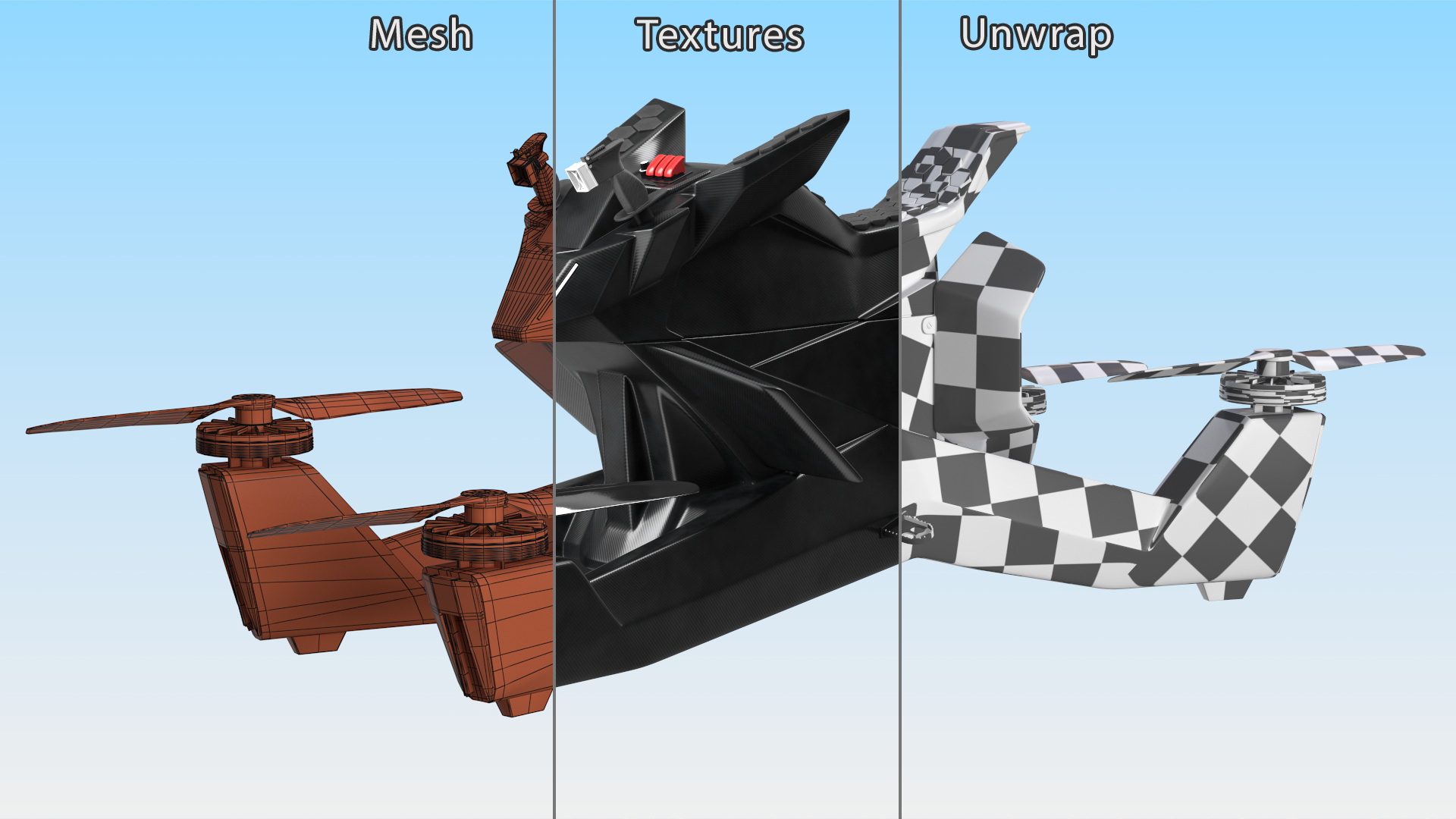 3D Compact Aircraft