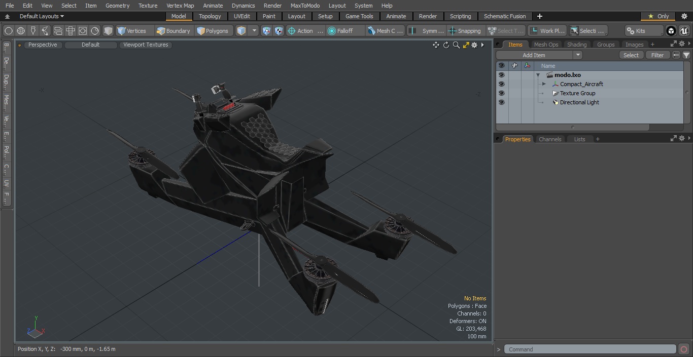 3D Compact Aircraft