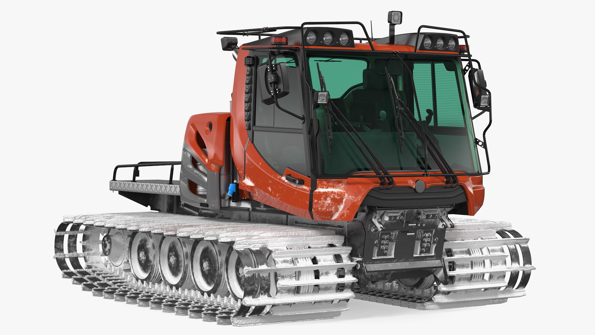 3D Snowy Snowcat Generic