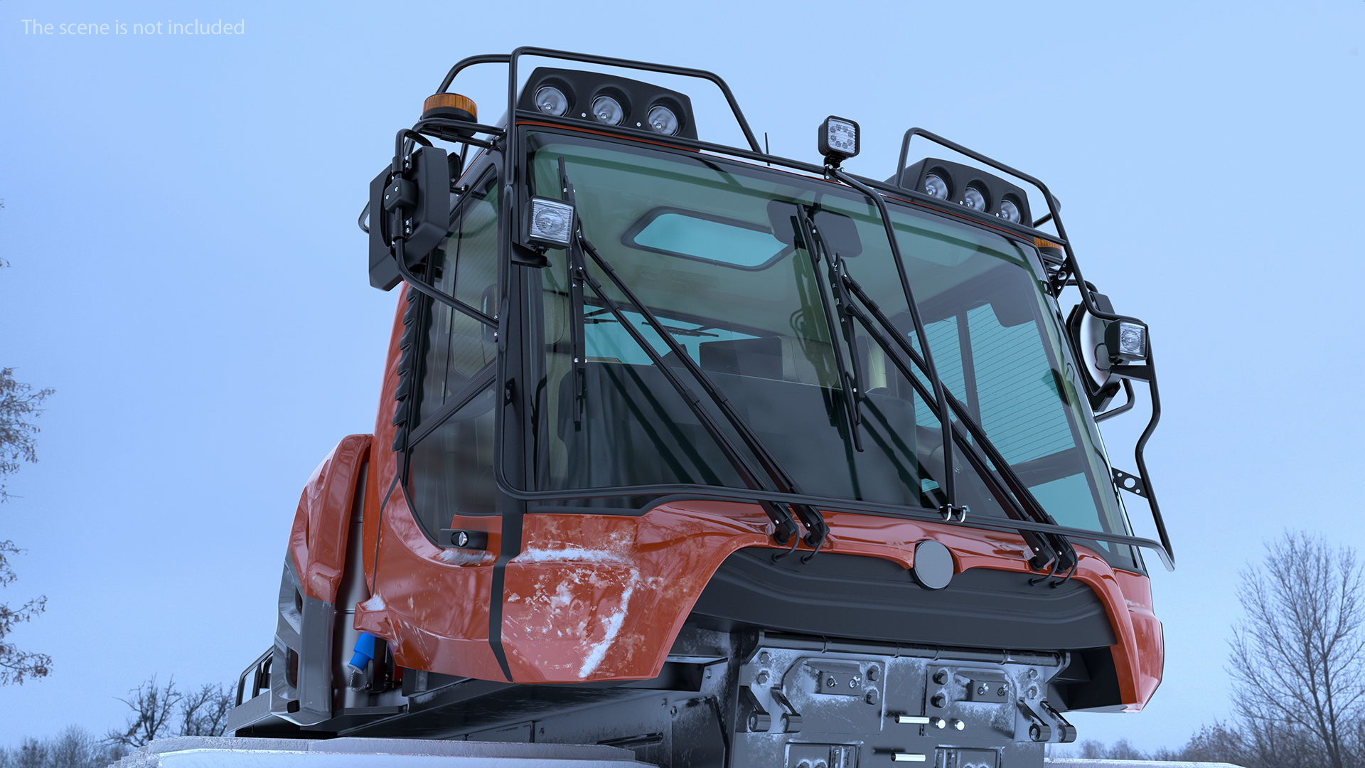 3D Snowy Snowcat Generic