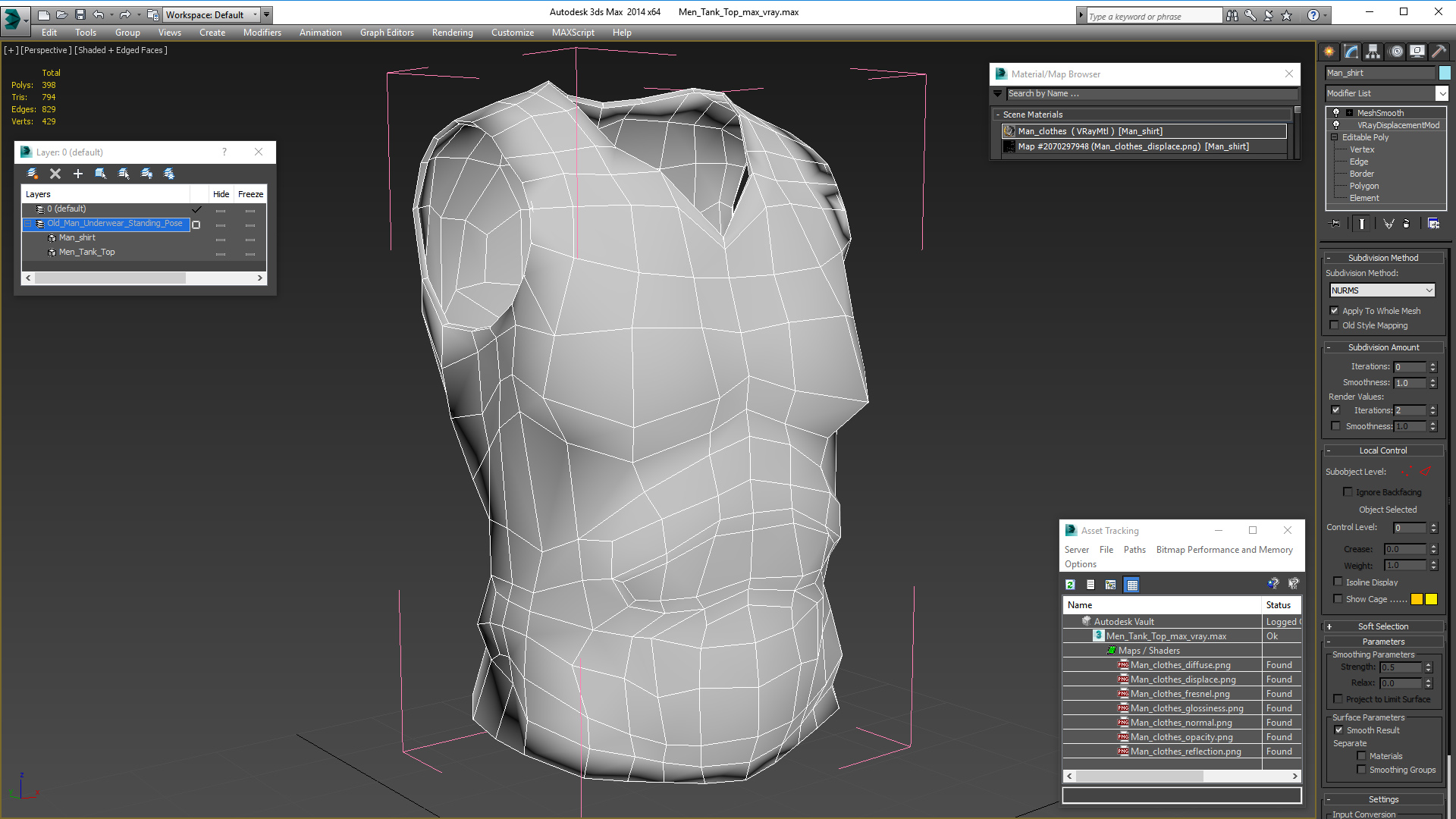 Men Tank Top 3D