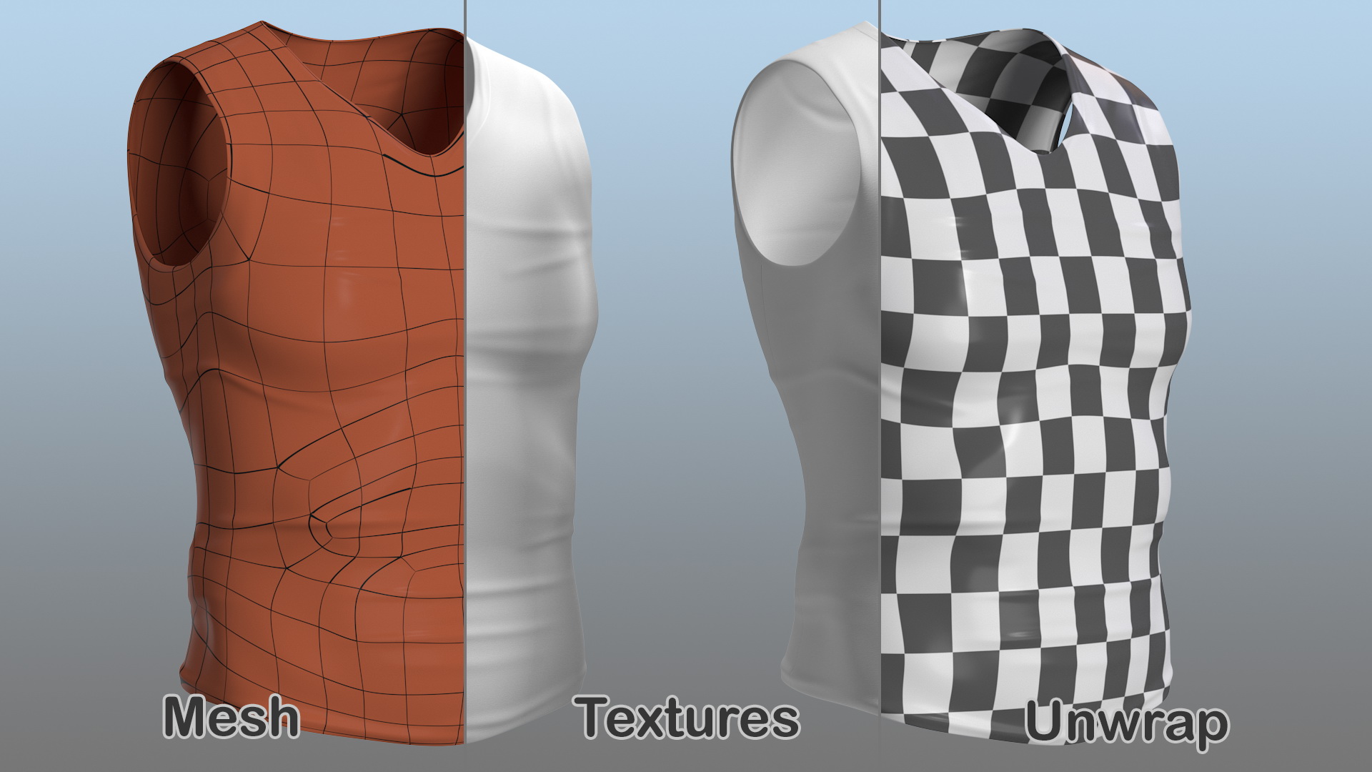 Men Tank Top 3D